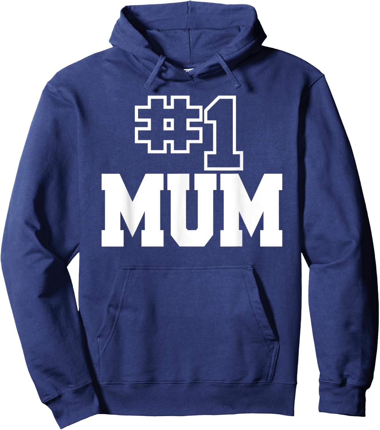 Number One Mum Best Mom #1 Mommy Mothers Day Hoodie - Hoodie | Navy