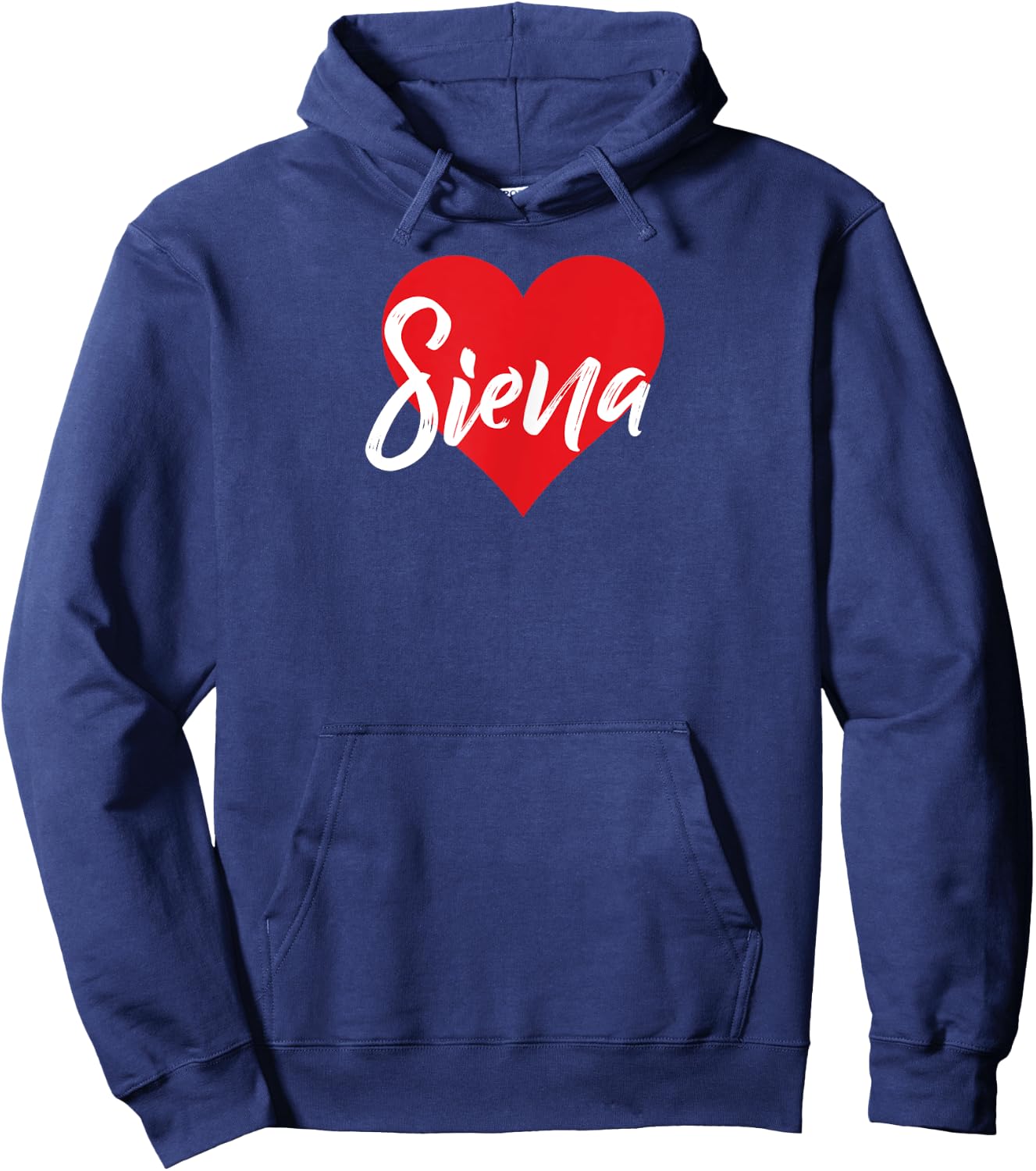 I Love Siena Italy Italian Location Souvenir Hoodie - Hoodie | Navy