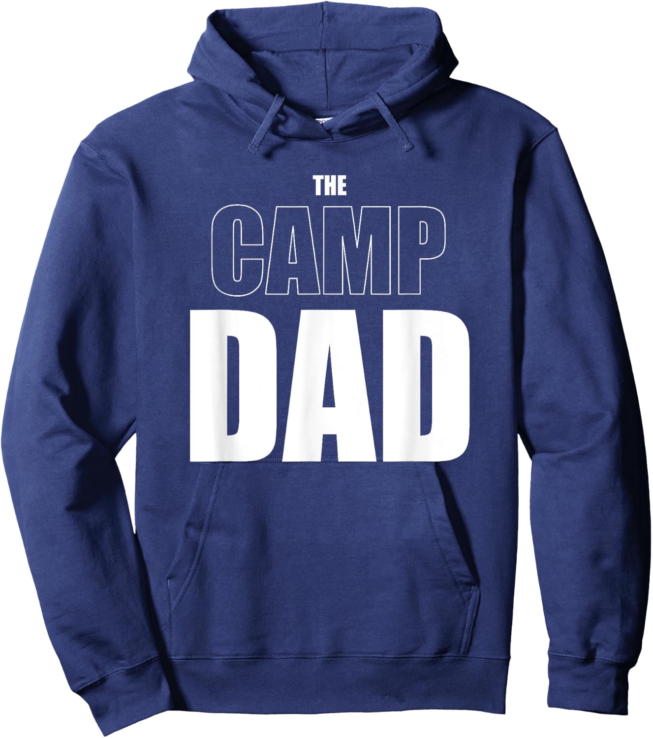The Camp Dad Funny Camping Hoodie - Hoodie | Navy
