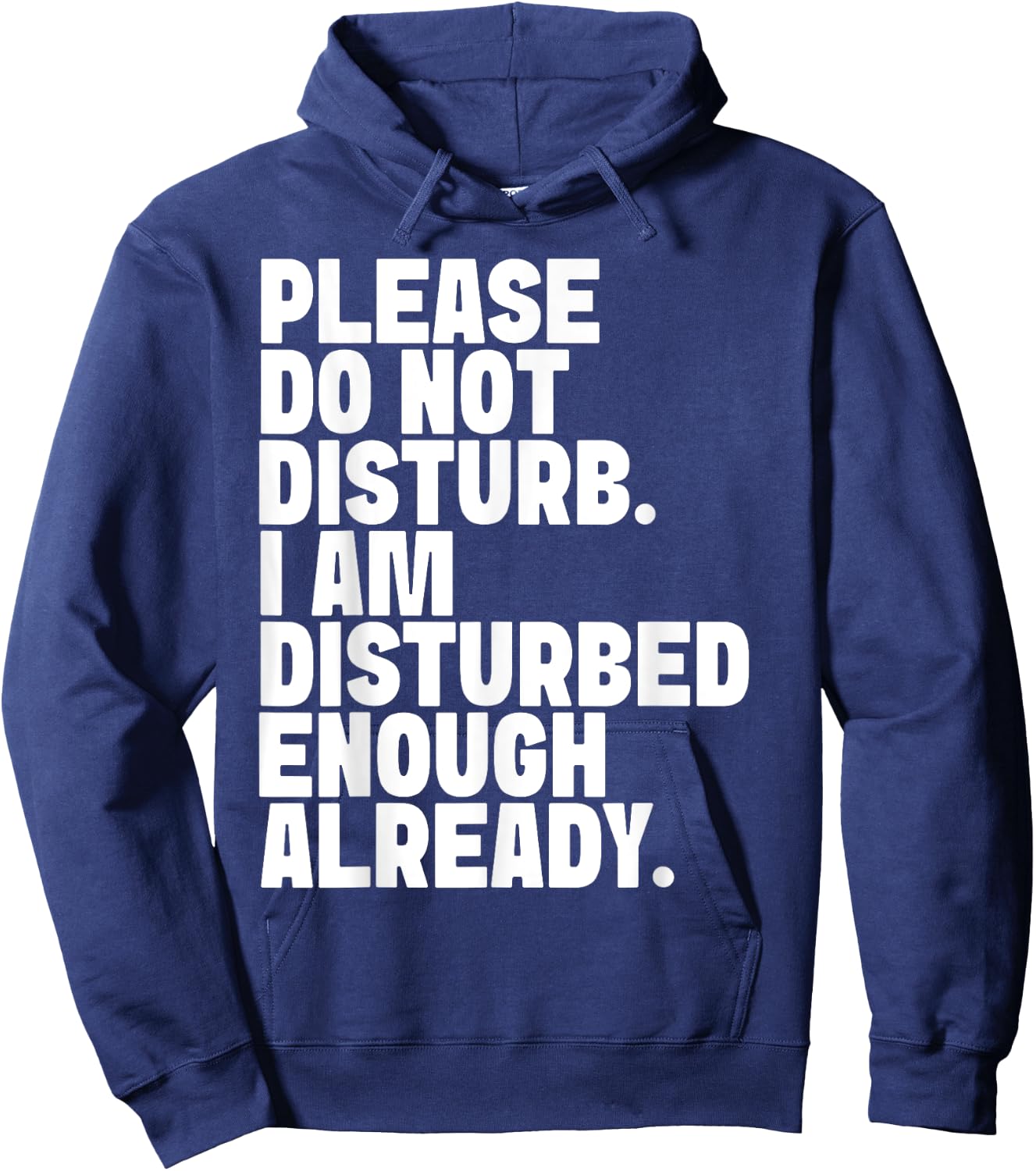 Please Do Not Disturb Hoodie - Hoodie | Navy