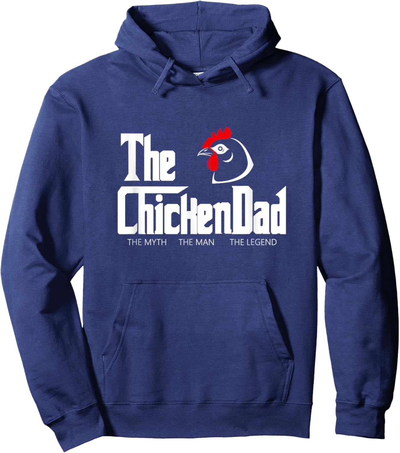 The Chicken Dad Funny Hoodie - Hoodie | Navy