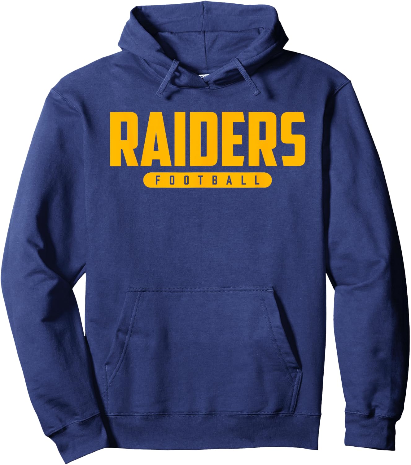 Benjamin Logan Raiders Football Hoodie - Hoodie | Navy