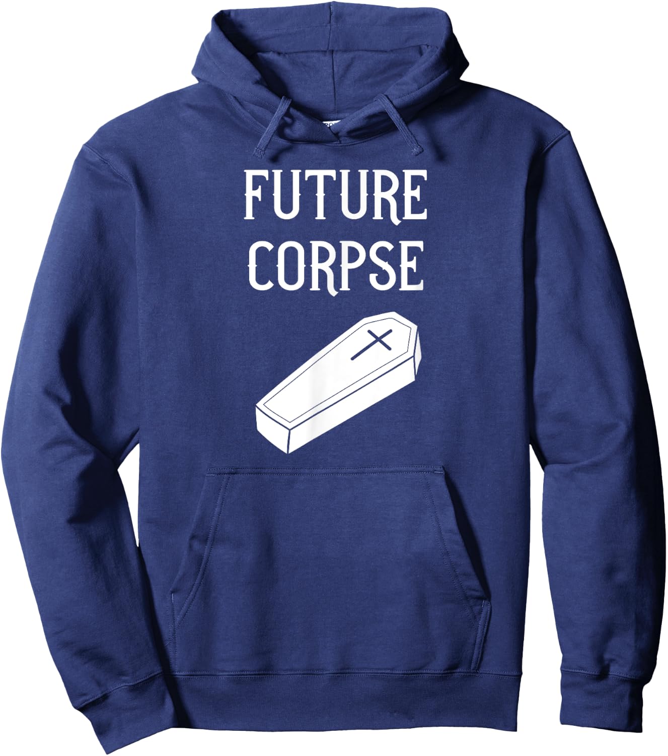 Future Corpse funny goth horror Halloween Hoodie - Hoodie | Navy