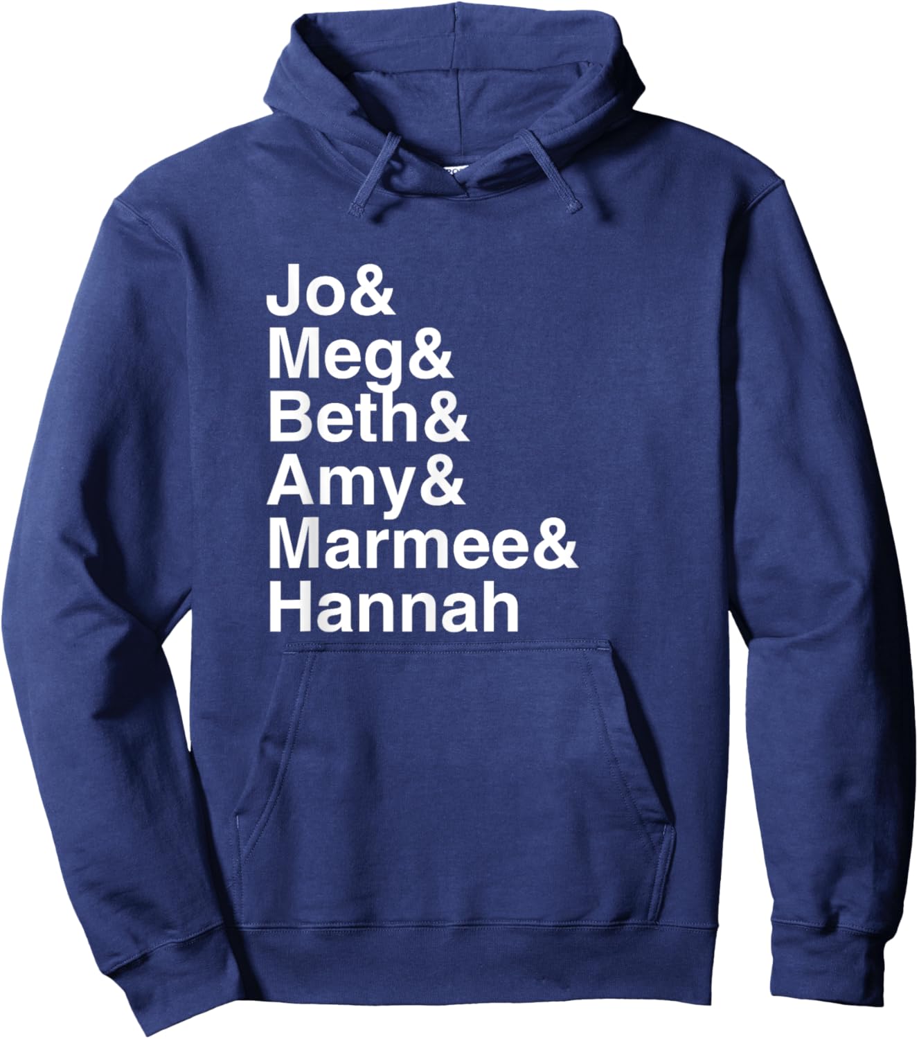 Little Women Character List Design Hoodie - Hoodie | Navy