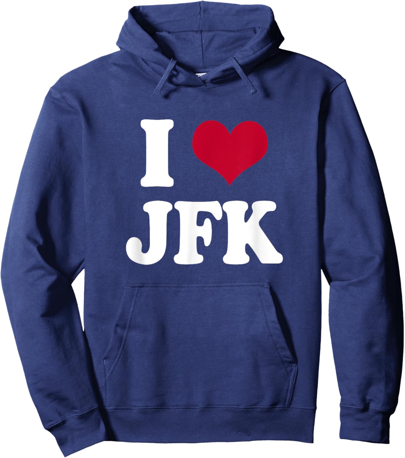 Retro Vintage I Heart JFK John F Kennedy Hoodie - Hoodie | Navy