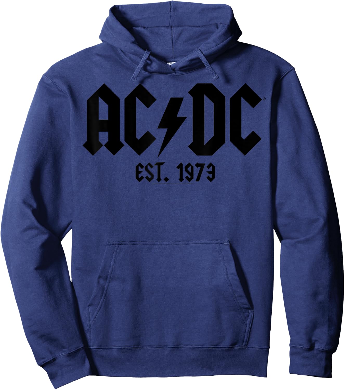 AC/DC - Let it be the rock , Blue Hoodie - Hoodie | Navy