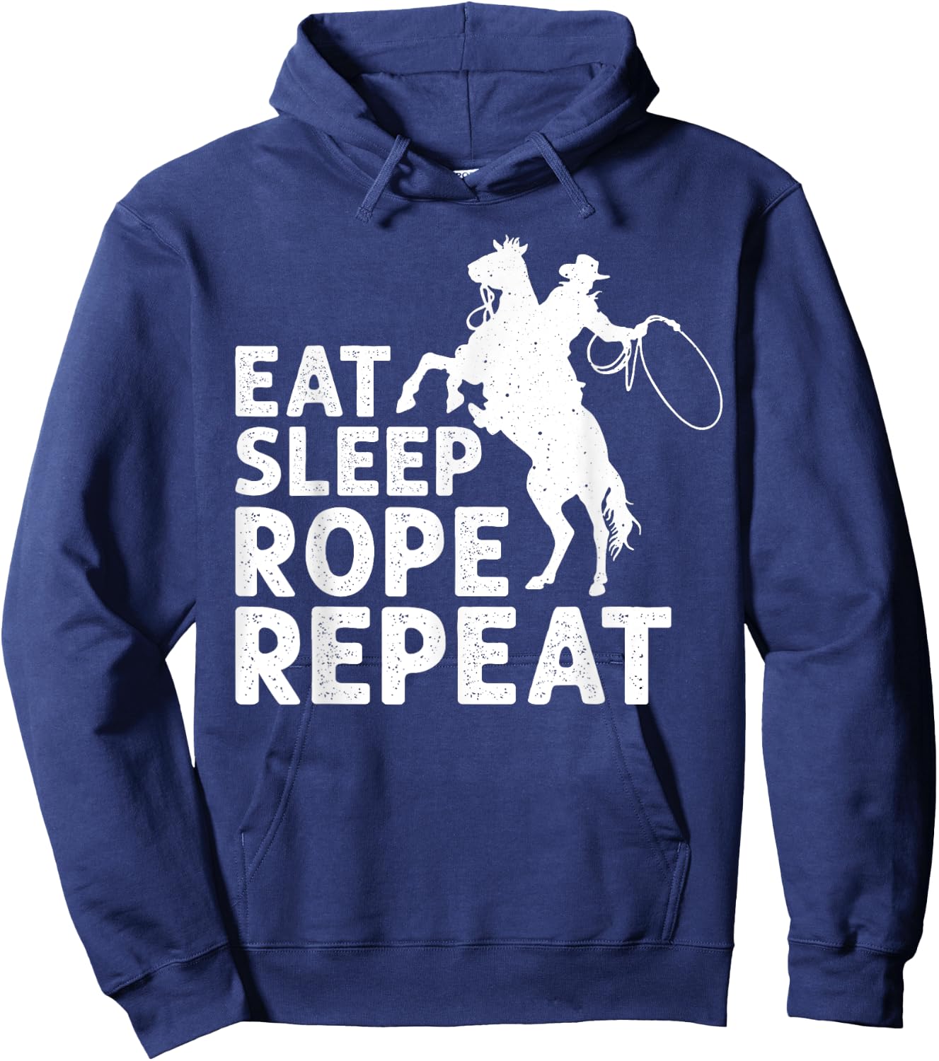 Cool Roping Women Bull Rider Cowboy Accessories Hoodie - Hoodie | Navy