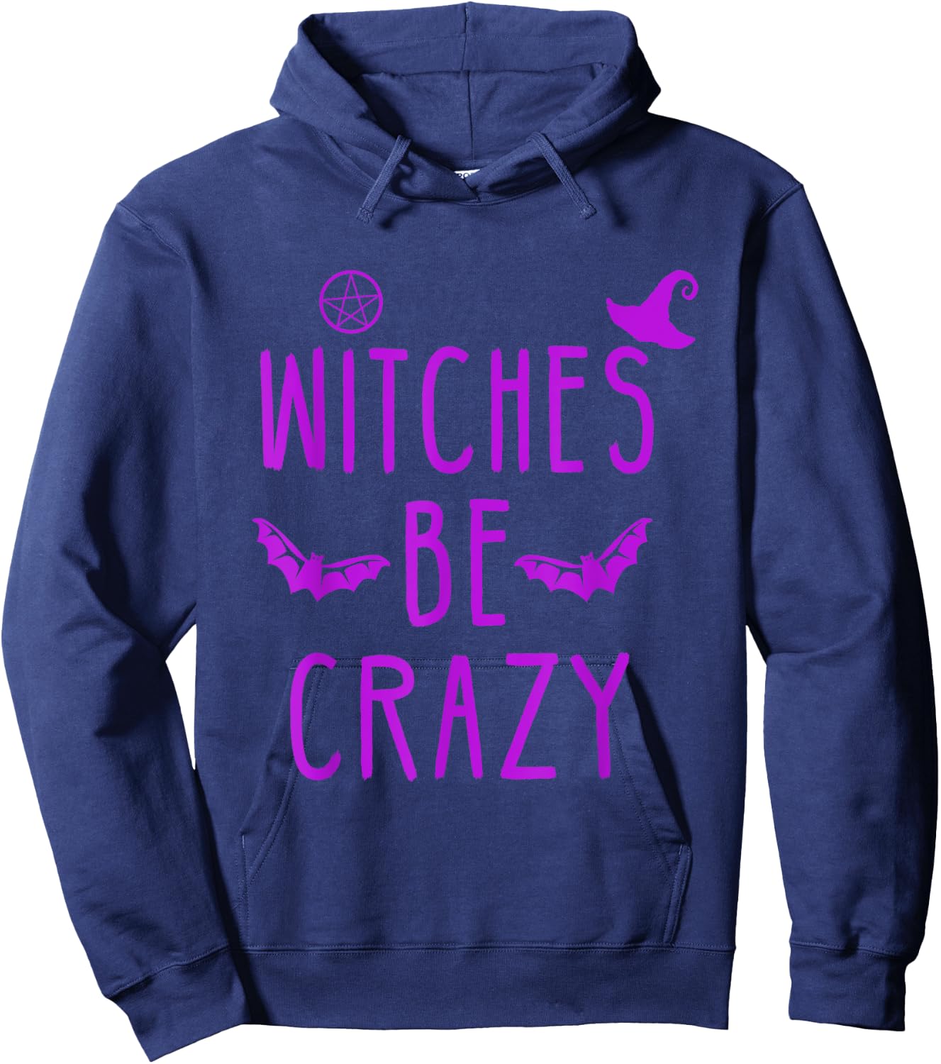 Witches Be Crazy Halloween For Crazy Witches Hoodie - Hoodie | Navy