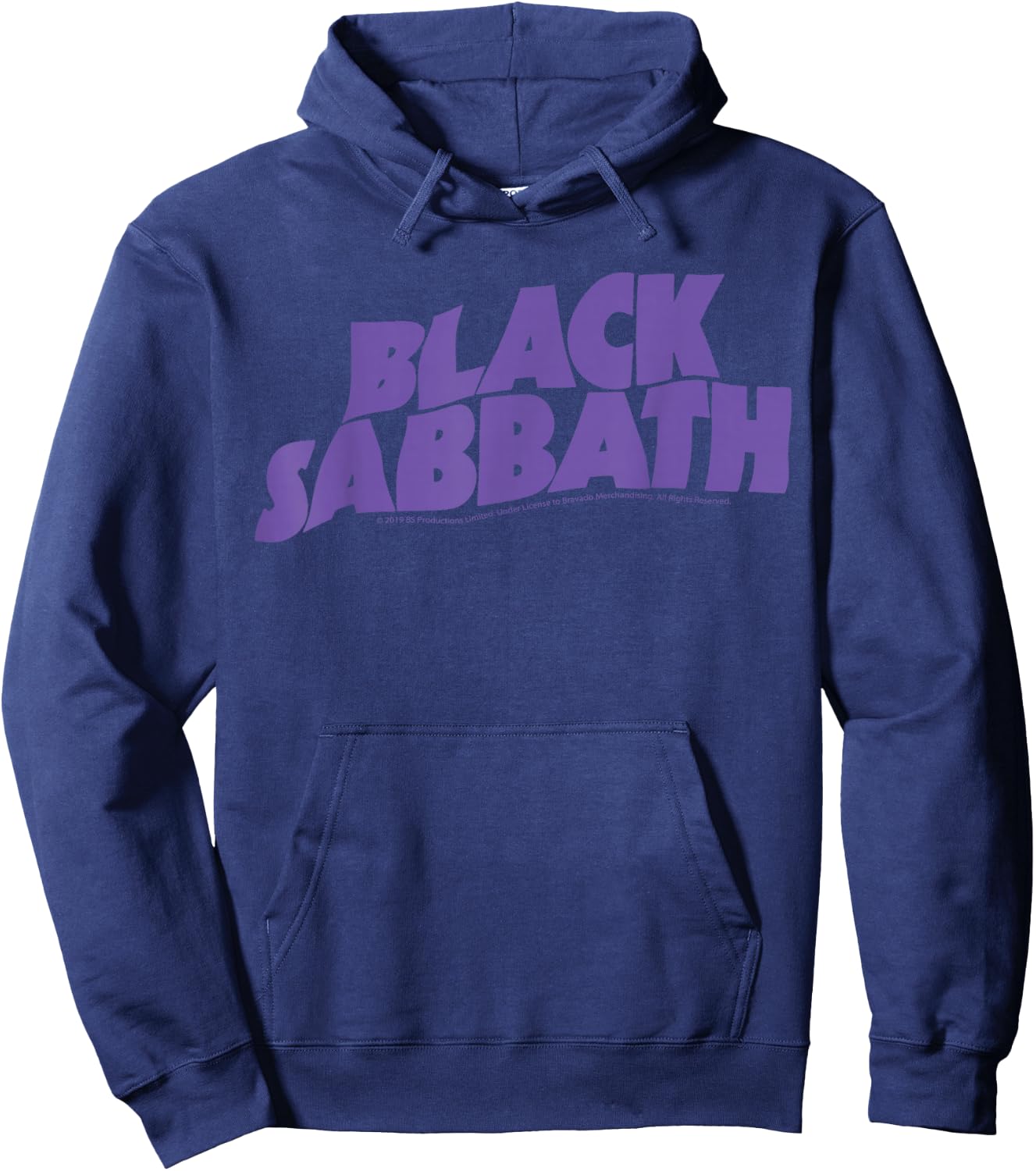 Black Sabbath Purple Logo Hoodie - Hoodie | Navy