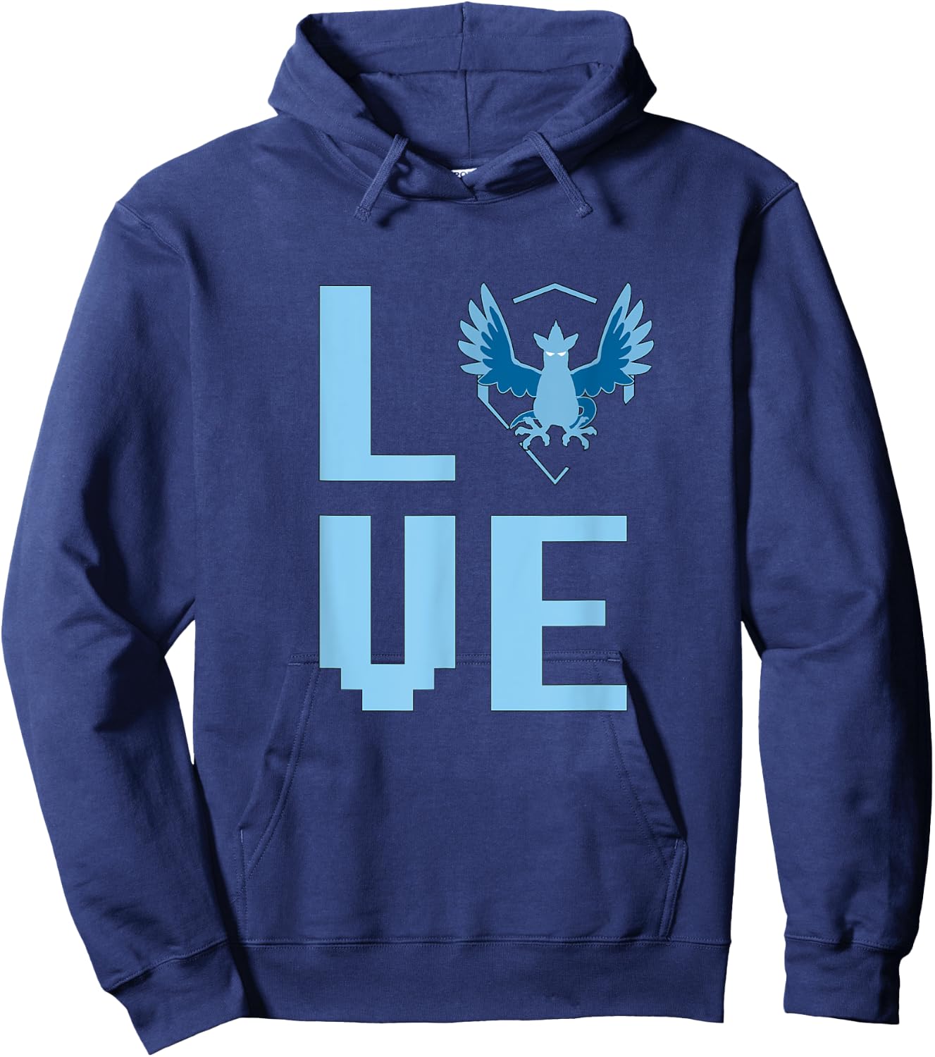 "LOVE" - - Go Mystic Team Hoodie - Hoodie | Navy