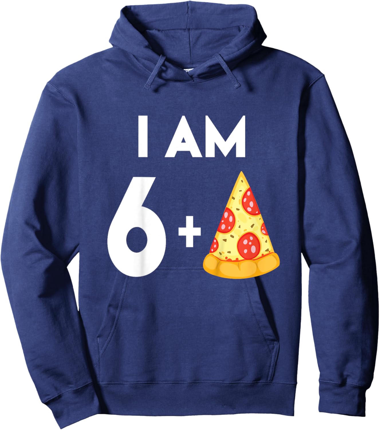 7 Years Old Pizza Gift 7th Birthday Shirt Hoodie - Hoodie | Navy