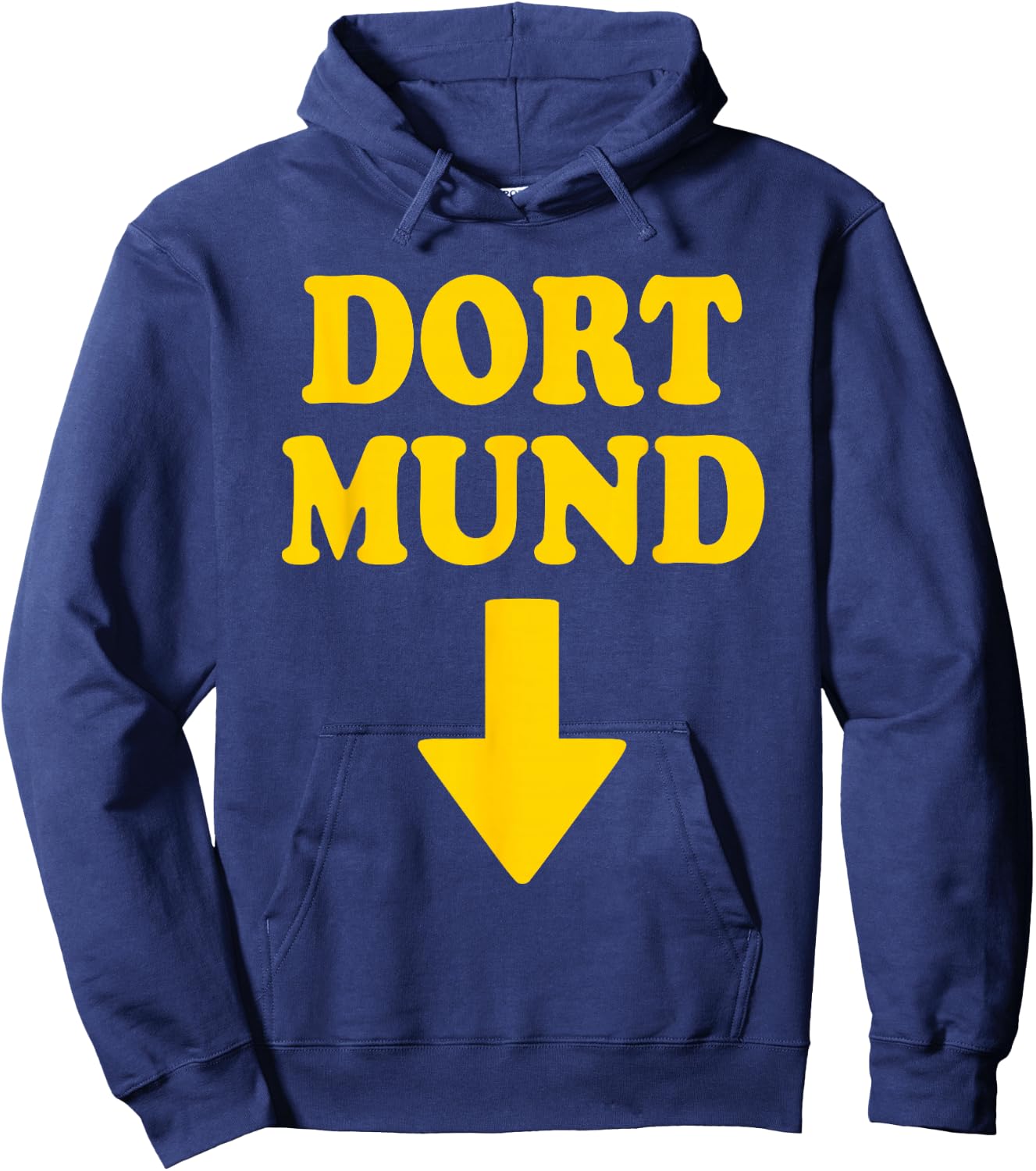 Dortmund dort Mouth Arrow Hoodie - Hoodie | Navy