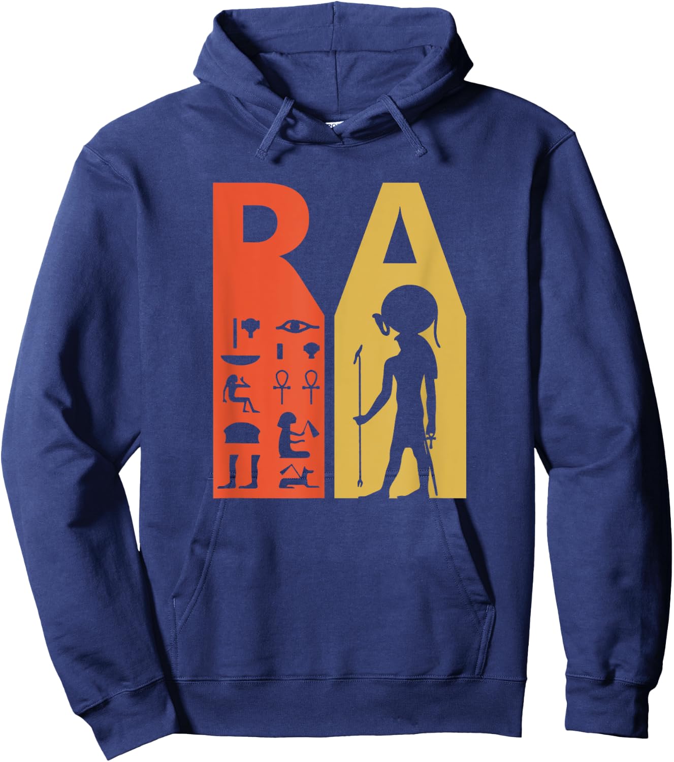 Amun-Ra - Old Egypt God of the Sun RA Hoodie - Hoodie | Navy