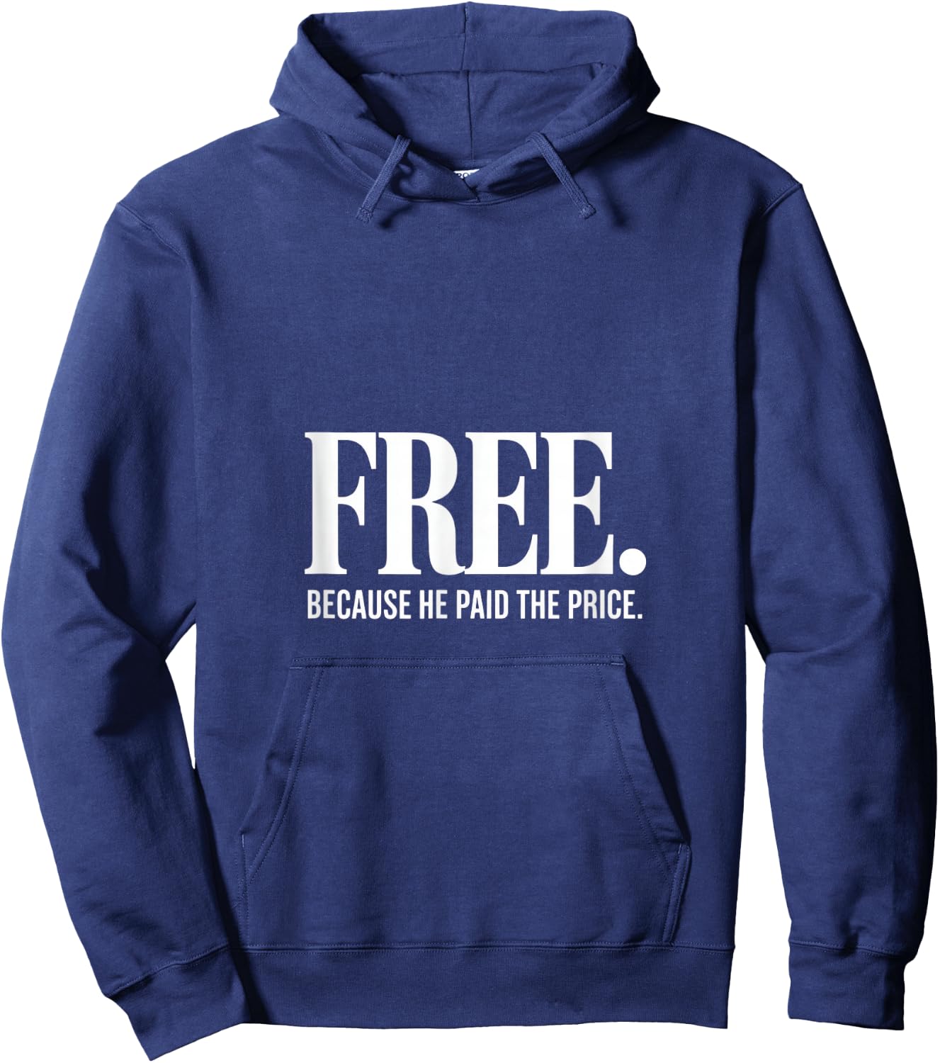 Christliche Aussage Kostenlose Freiheit Hoodie - Hoodie | Navy