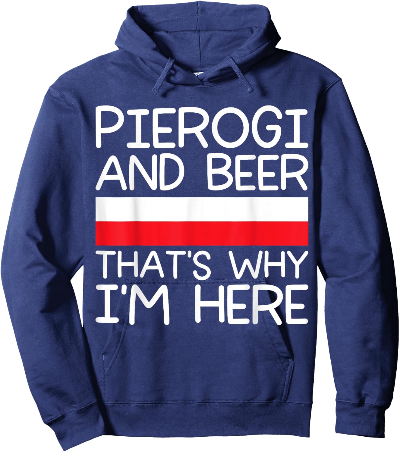Polish pierogi Hoodie - Hoodie | Navy