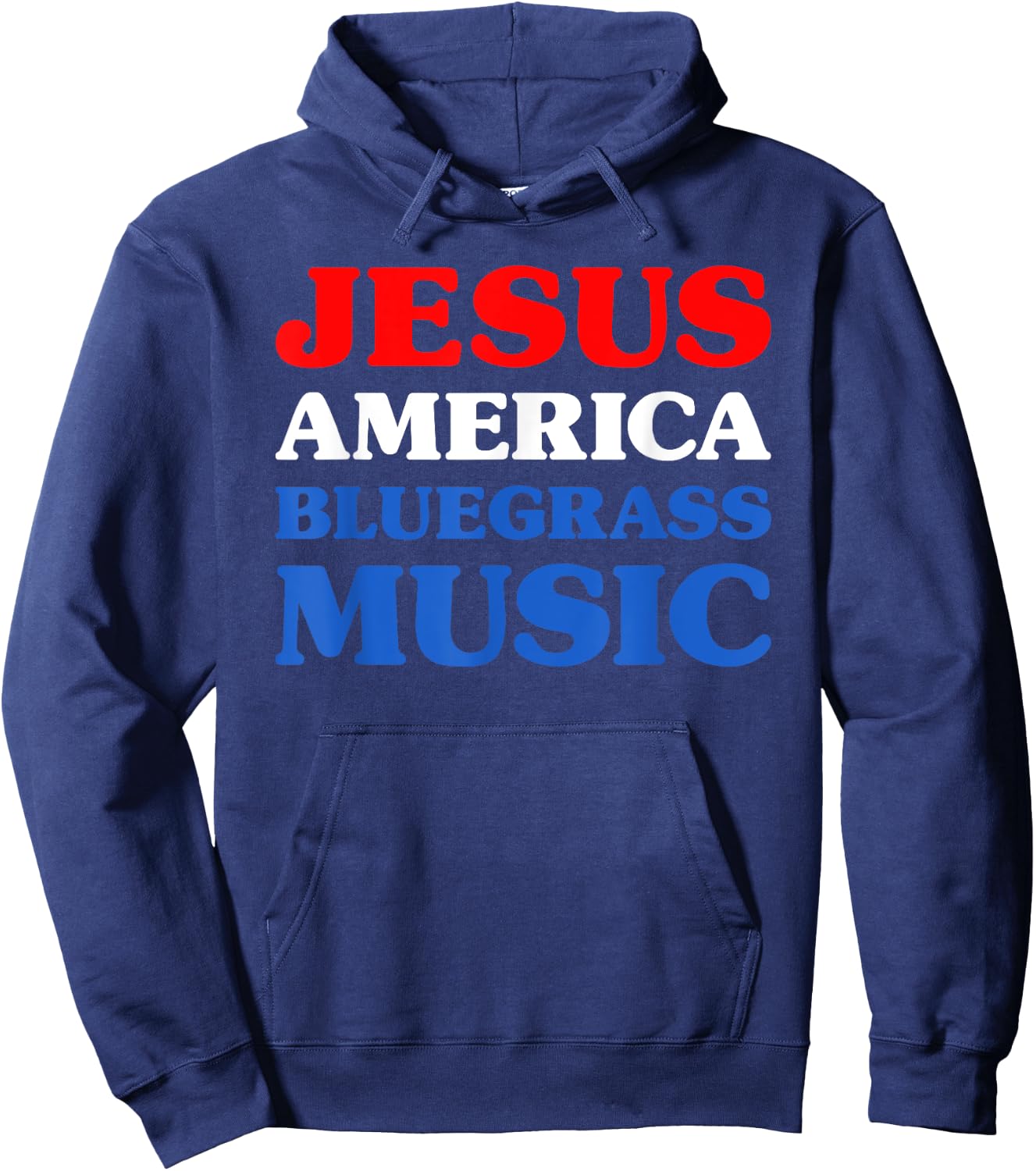 Bluegrass Music I Love Bluegrass Music Hoodie - Hoodie | Navy