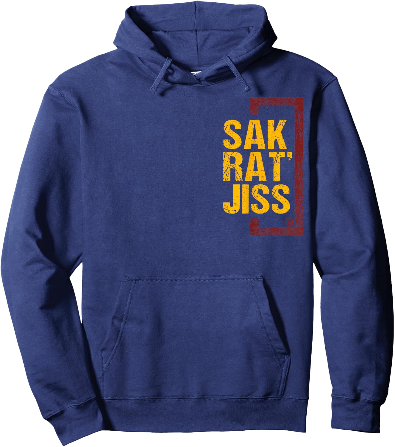 Sakratjiss Eifel Dialect , black Hoodie - Hoodie | Navy