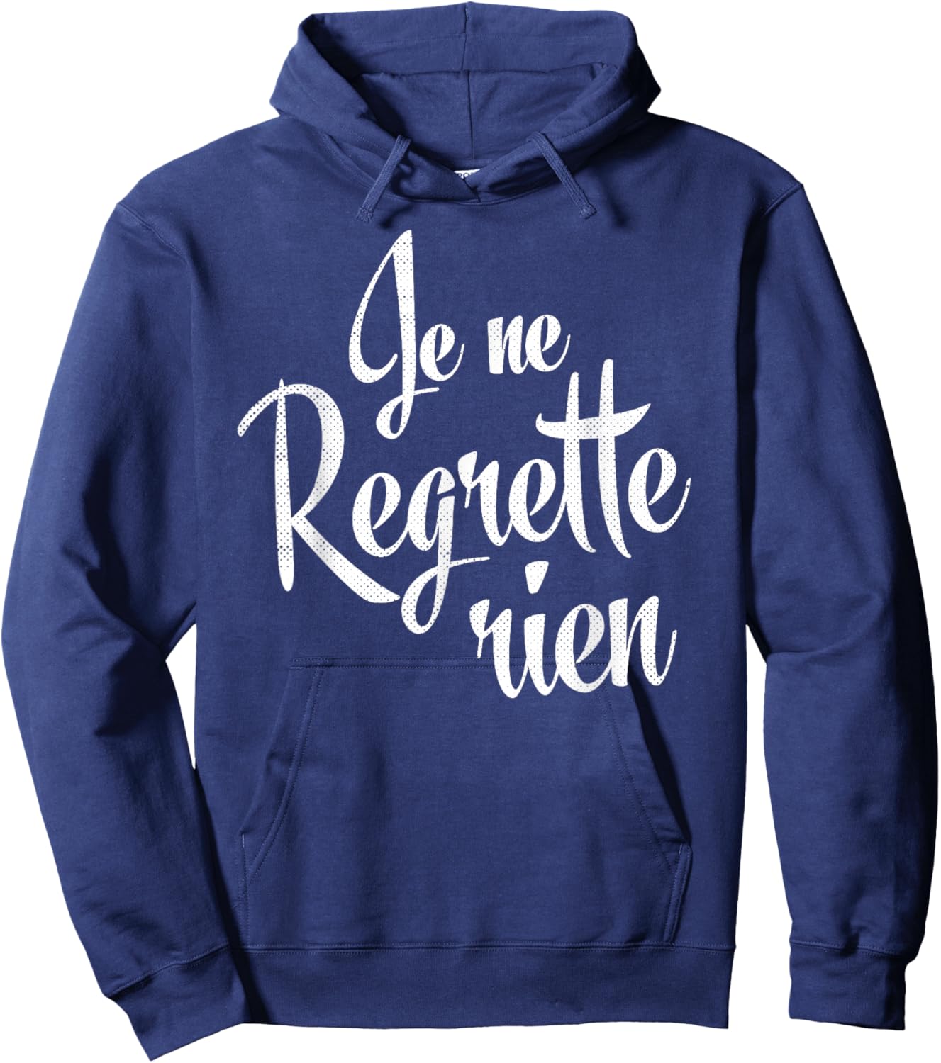 No Regrets French Hoodie - Hoodie | Navy