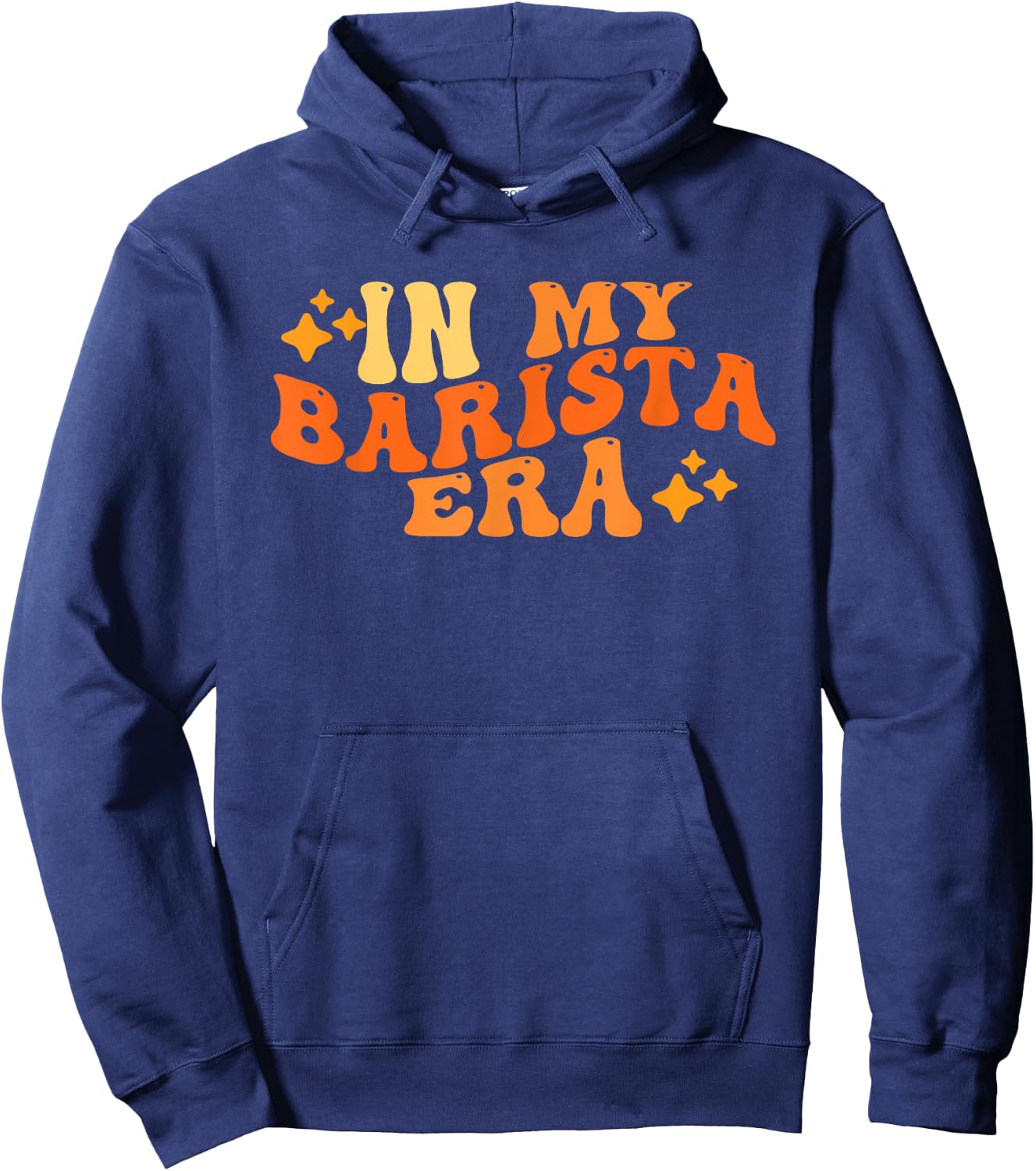 In My Barista Era Espresso Era Coffee Lover Hoodie - Hoodie | Navy