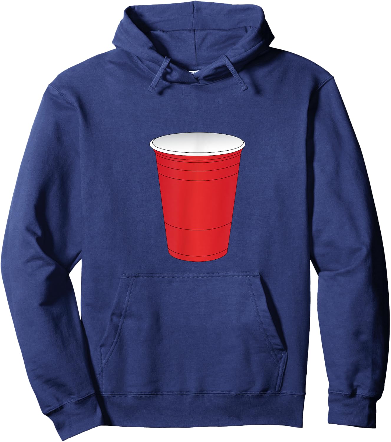 Red Cup Frat Sorority College Beer Pong Party Hoodie - Hoodie | Navy