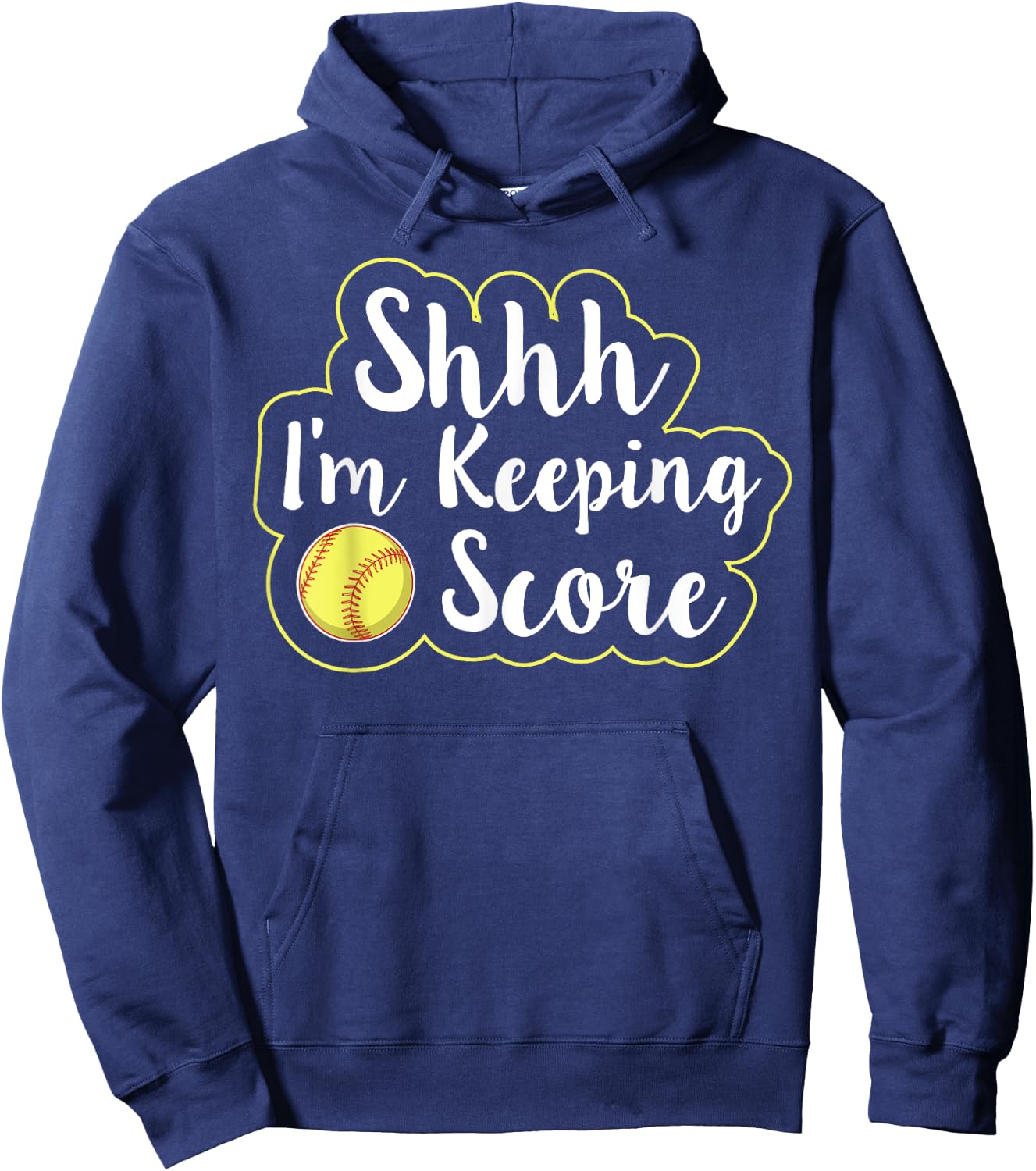 Shhh I'm Keeping Score Hoodie - Hoodie | Navy