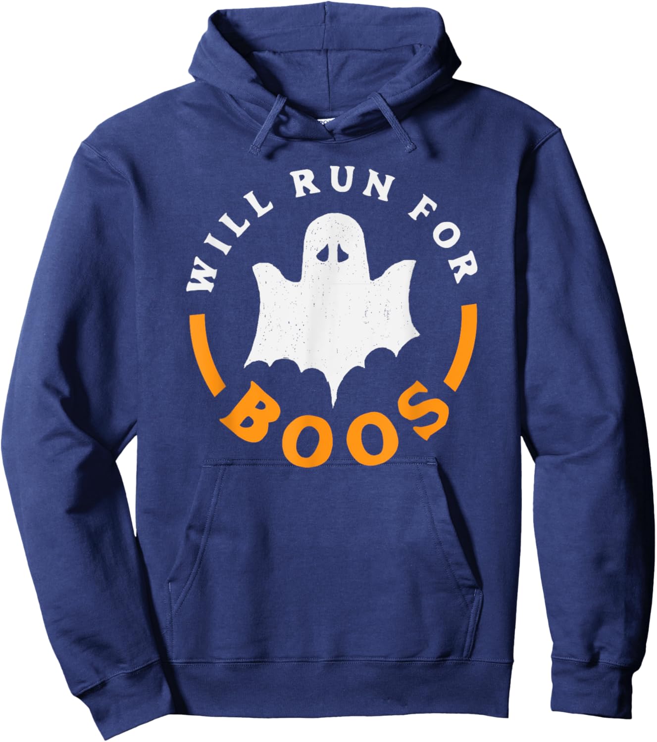 Will Run For Boos - Halloween Runner Hoodie - Hoodie | Navy
