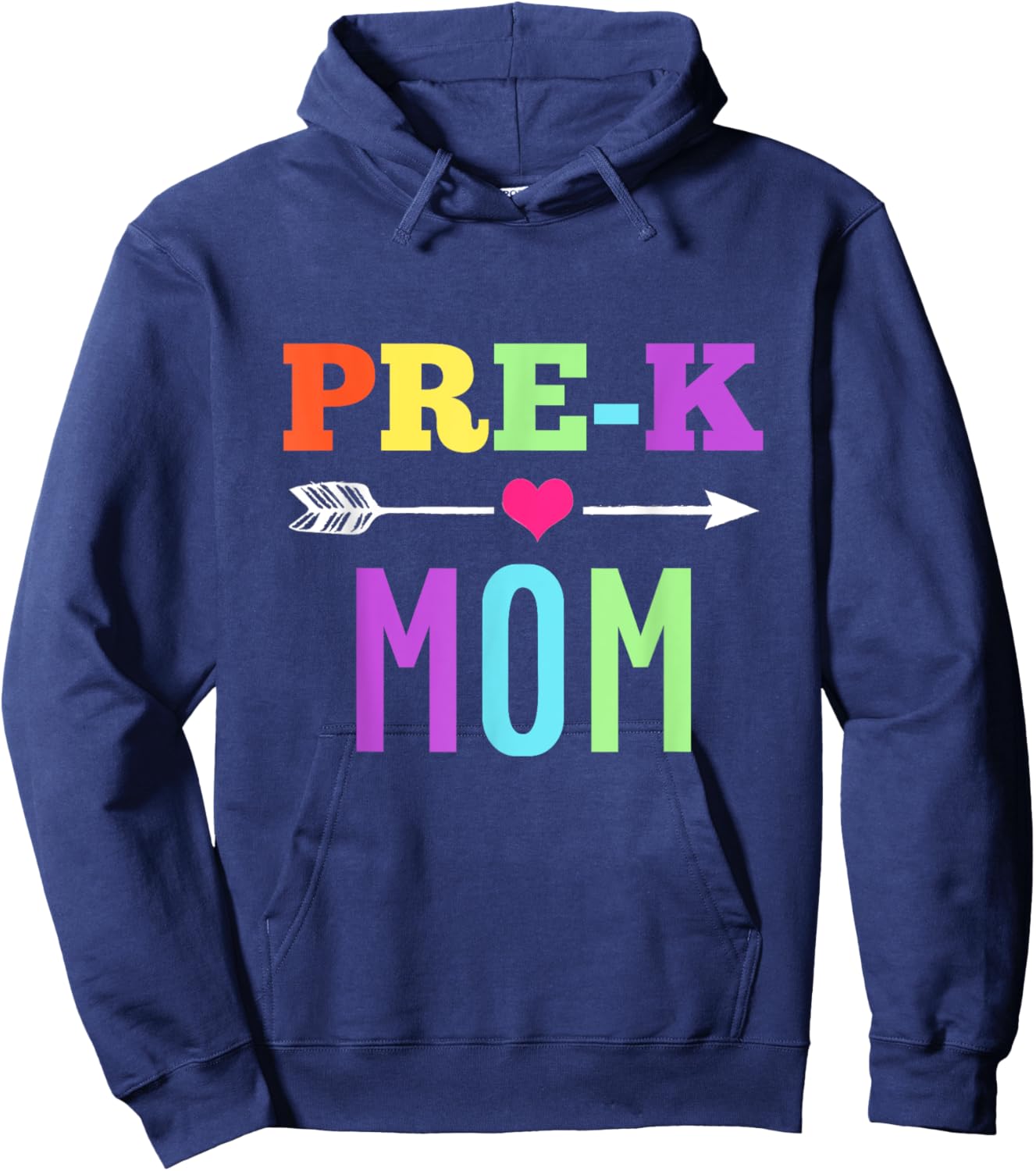 Pre K Mom - Awesome Back To School Mother Hoodie - Hoodie | Navy