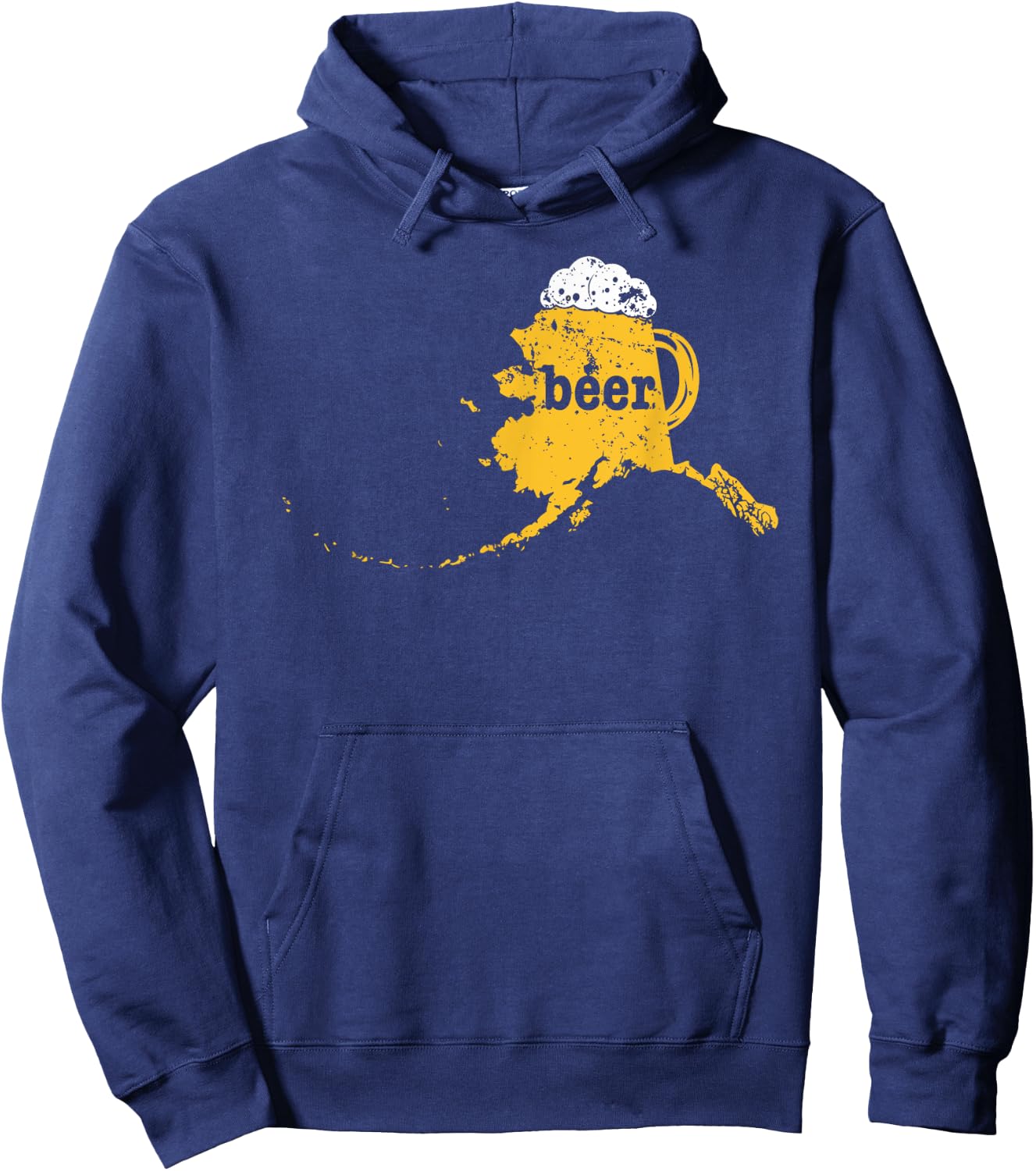 Alaska State Beer Mug Hoodie - Hoodie | Navy