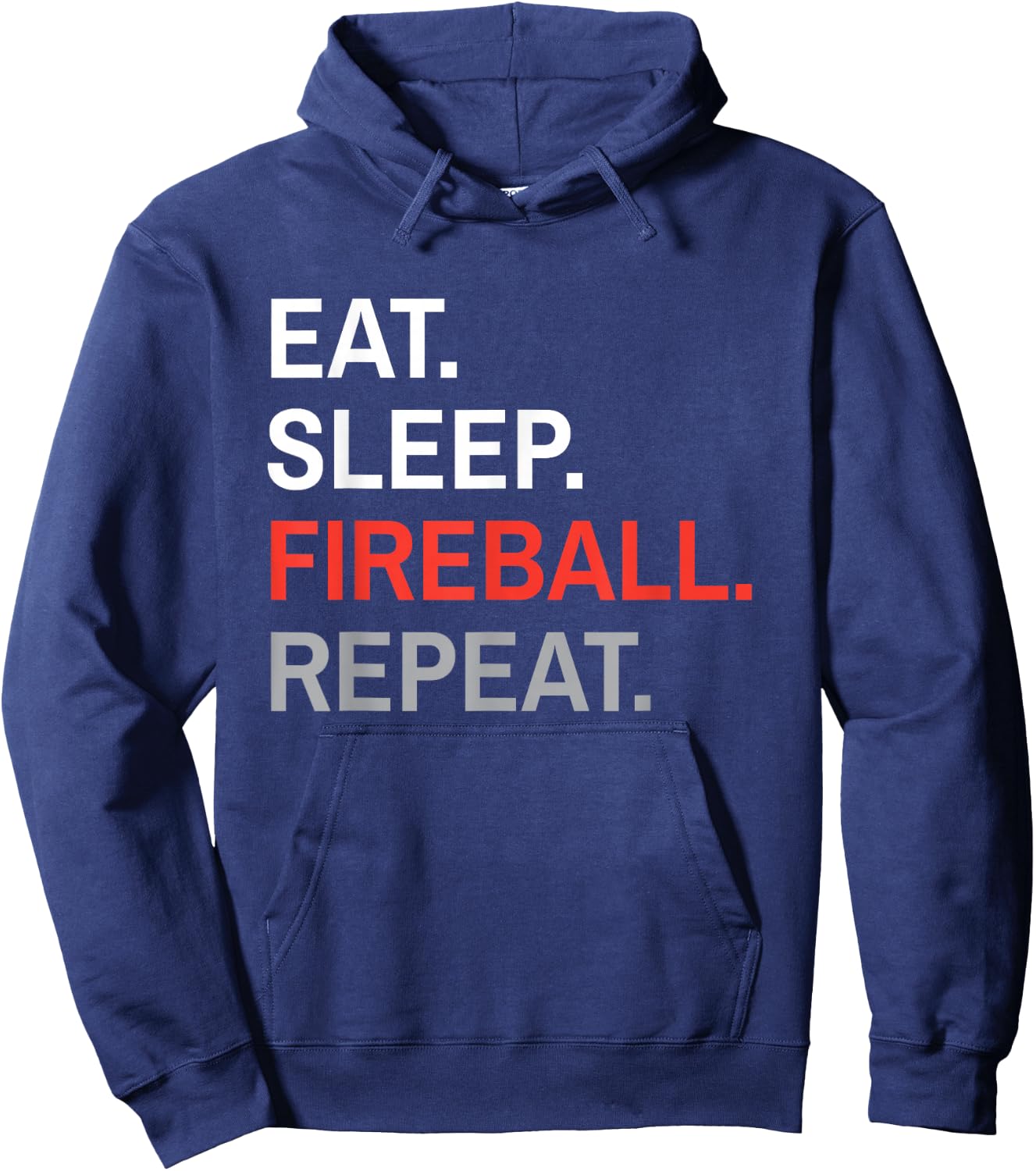 Wizard Class Fireball Hoodie - Hoodie | Navy