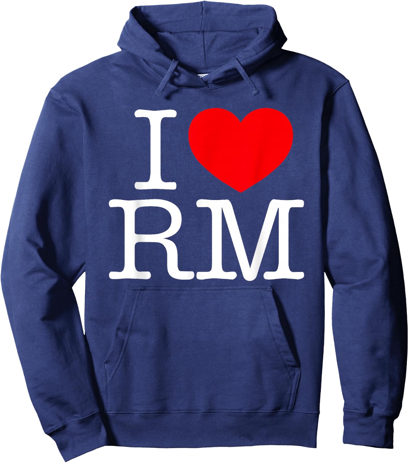 I Love (Heart) RM Hoodie - Hoodie | Navy