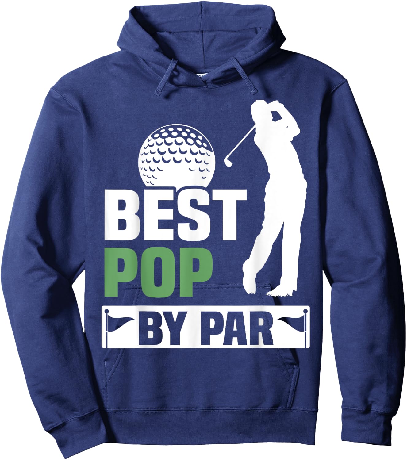 Best Pop By Par Golf Grandpa Fathers Day Gift Hoodie - Hoodie | Navy