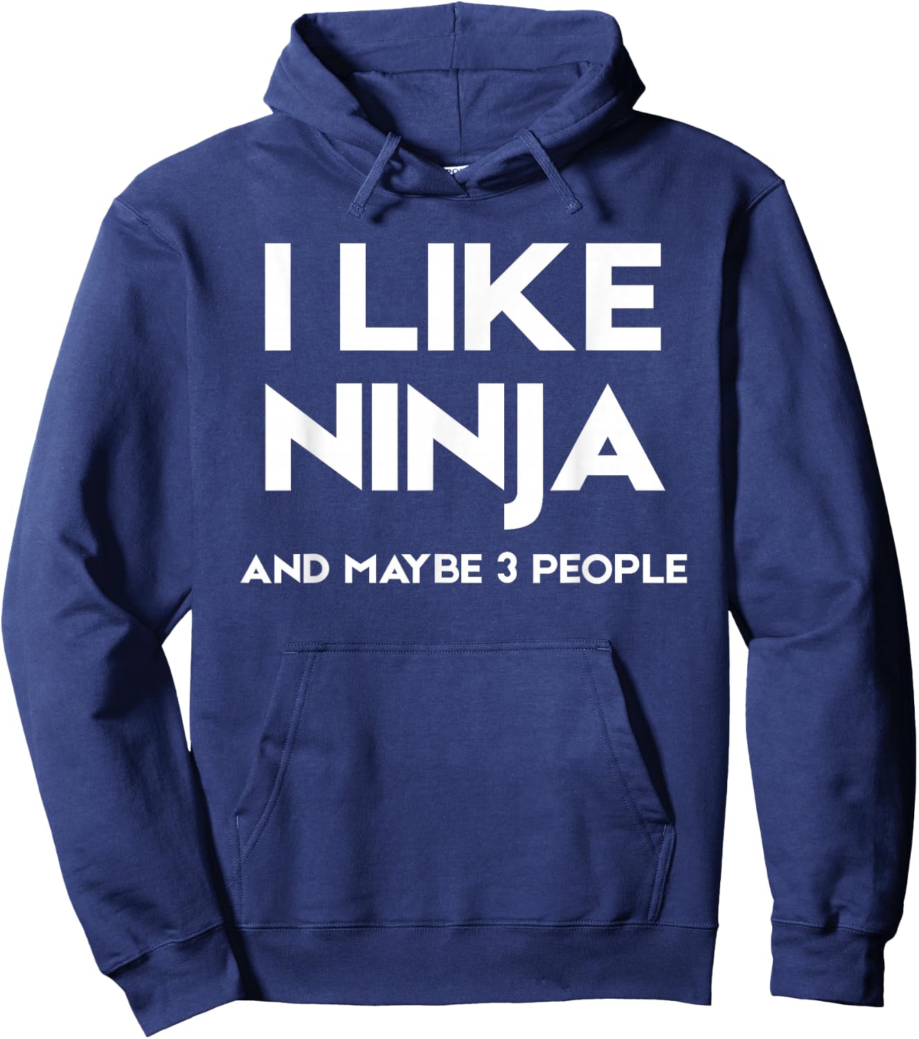 I Like Ninja and Maybe 3 People Hoodie - Hoodie | Navy