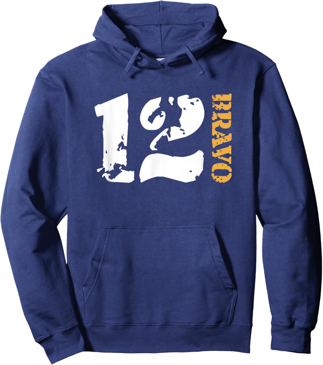 US Army 12 Bravo Combat Engineer 20680 Hoodie - Hoodie | Navy