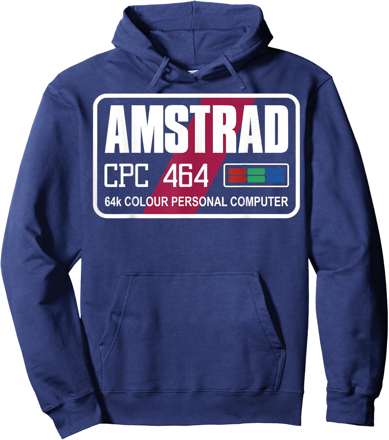 AMSTRAD - CPC 464 , Black, S Hoodie - Hoodie | Navy