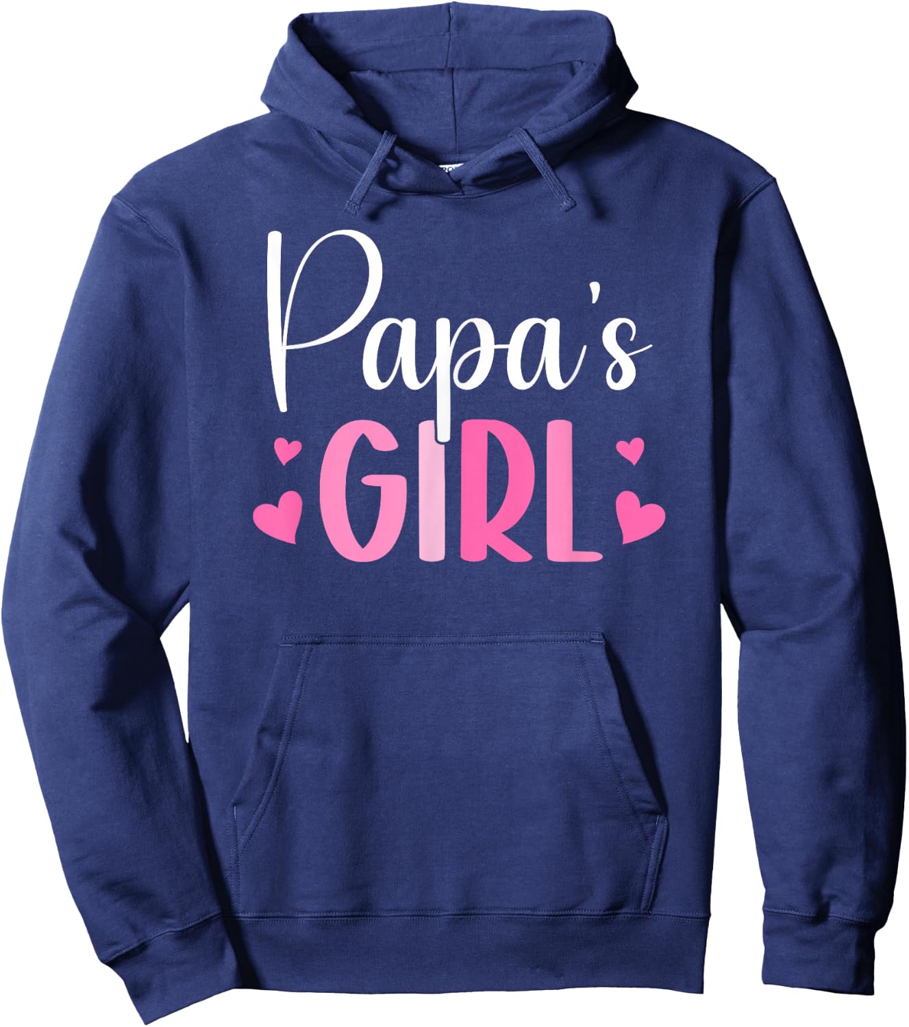 Papa's Girl from Papa to Granddaughter Hoodie - Hoodie | Navy