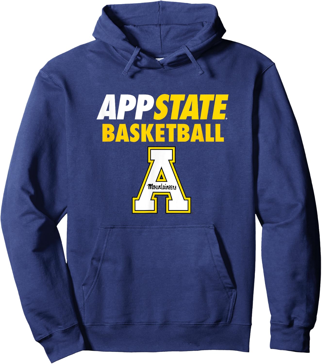 App State Basketball Mountaineers Sports Fan Hoodie - Hoodie | Navy