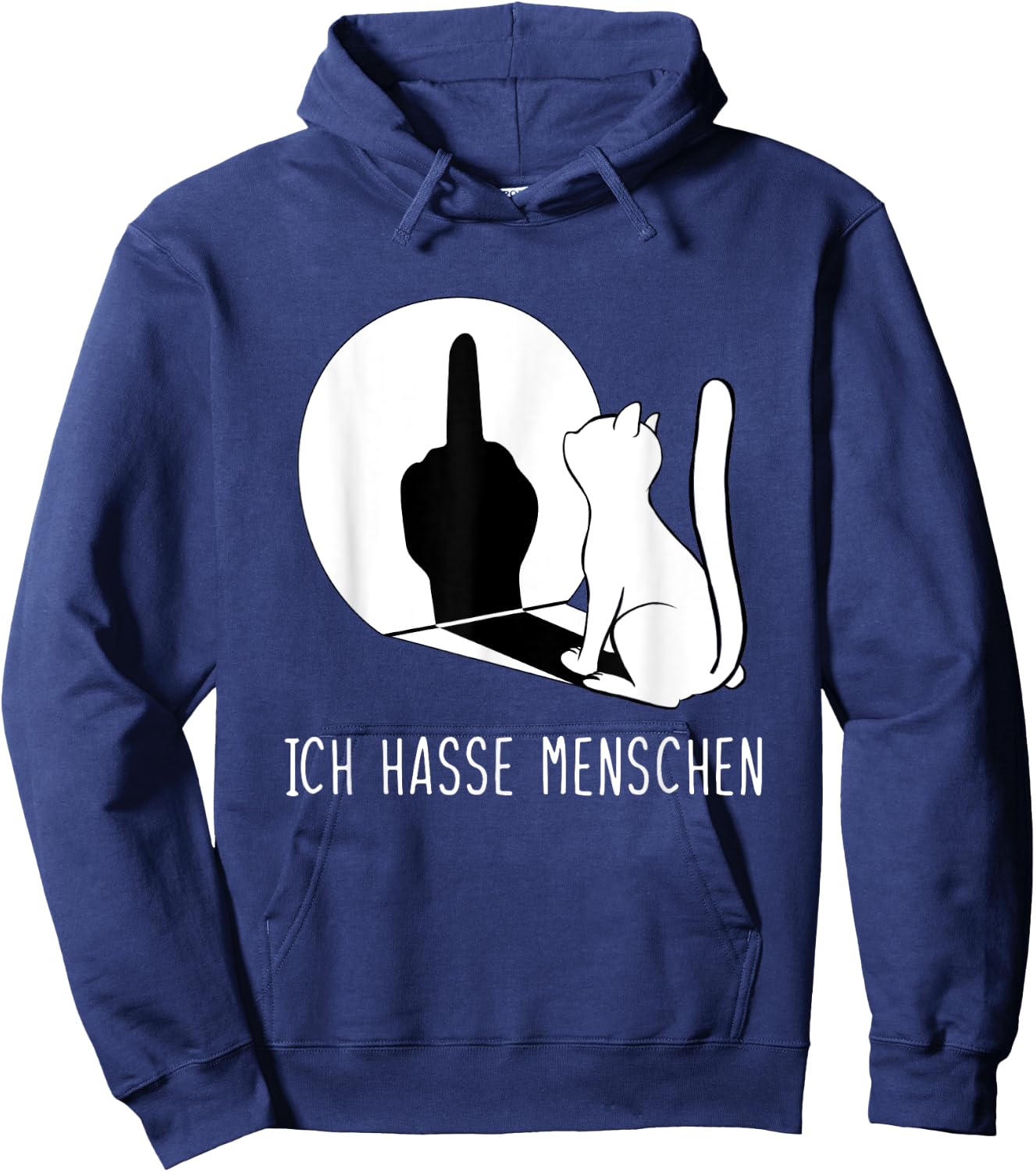 Cat Jumper I Hate People Cat I Hate People Hoodie - Hoodie | Navy