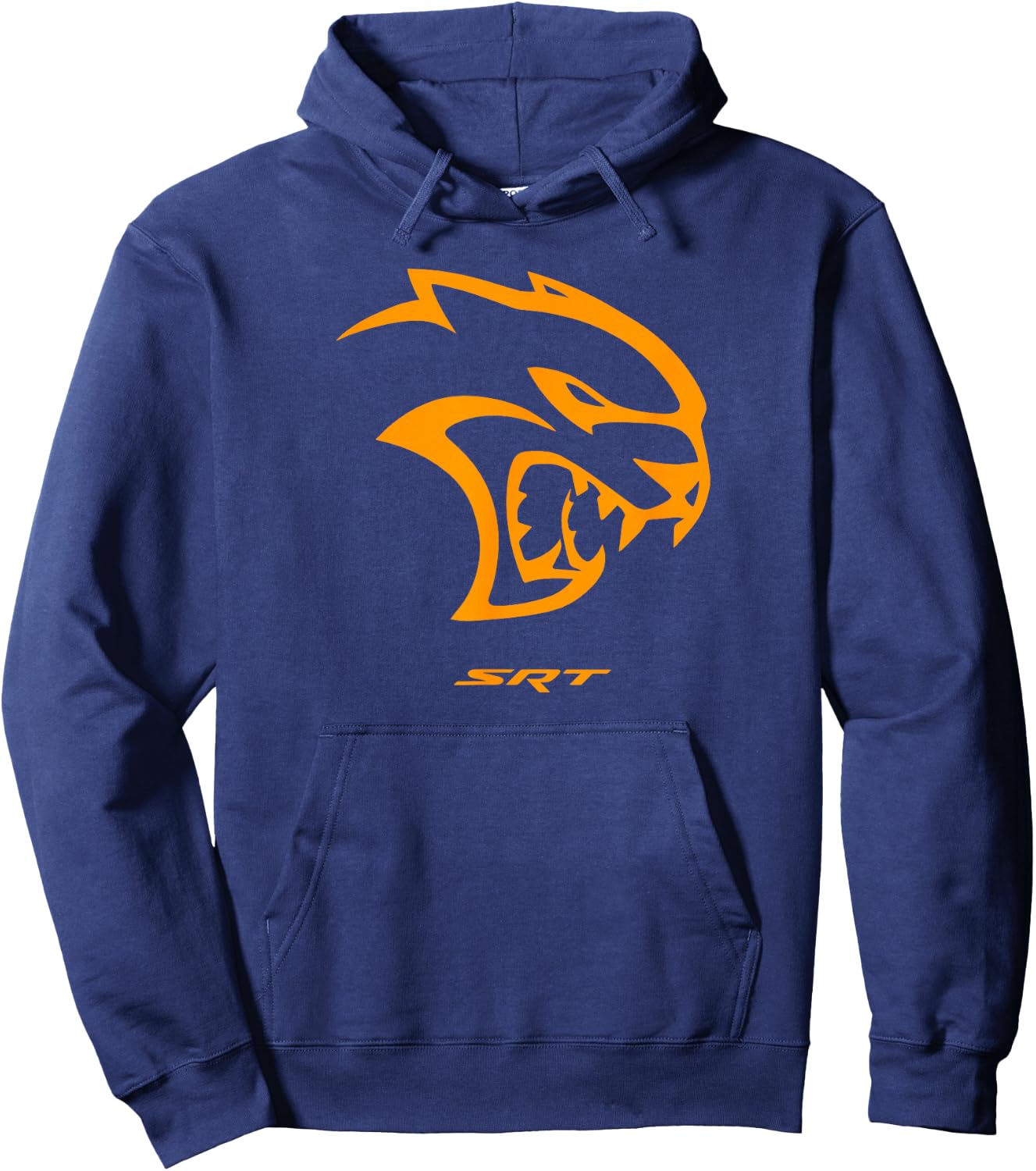 Dodge Hellcat Orange Hoodie - Hoodie | Navy