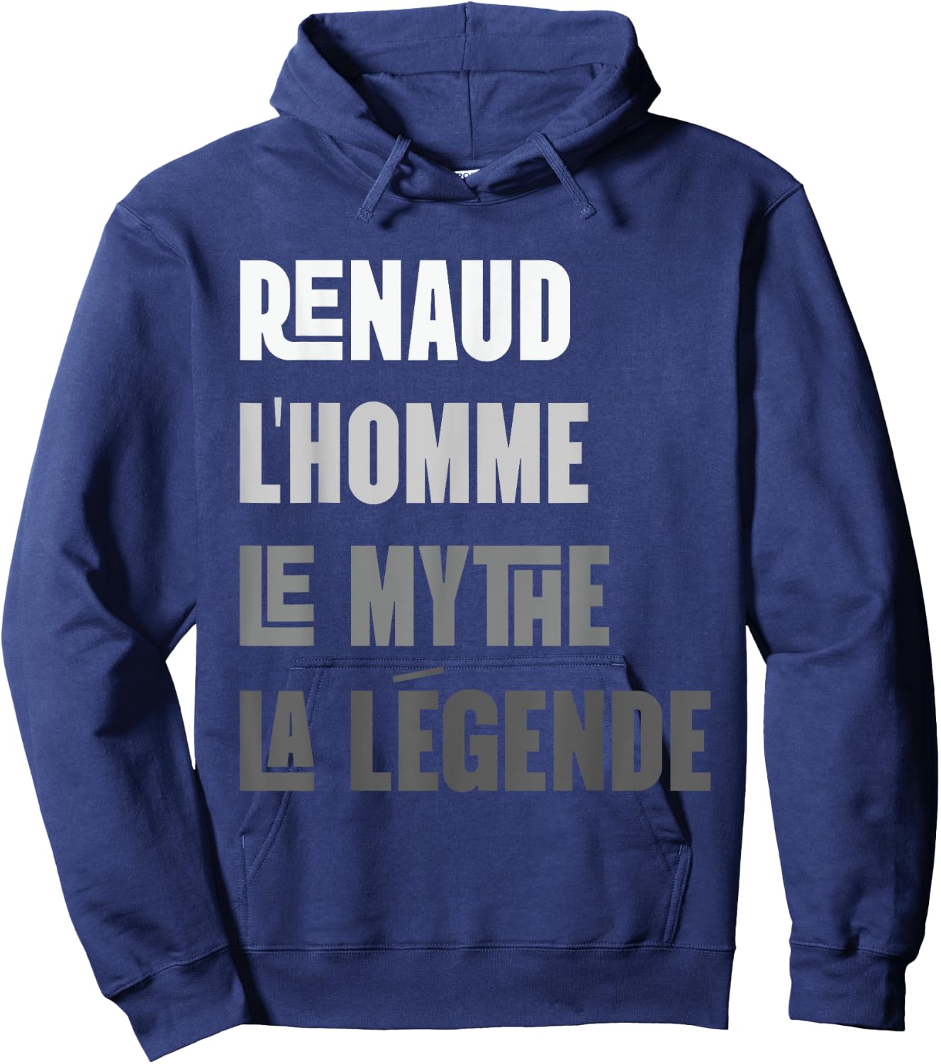 Renaud Men's Myth Legend Gift Renaud Hoodie - Hoodie | Navy