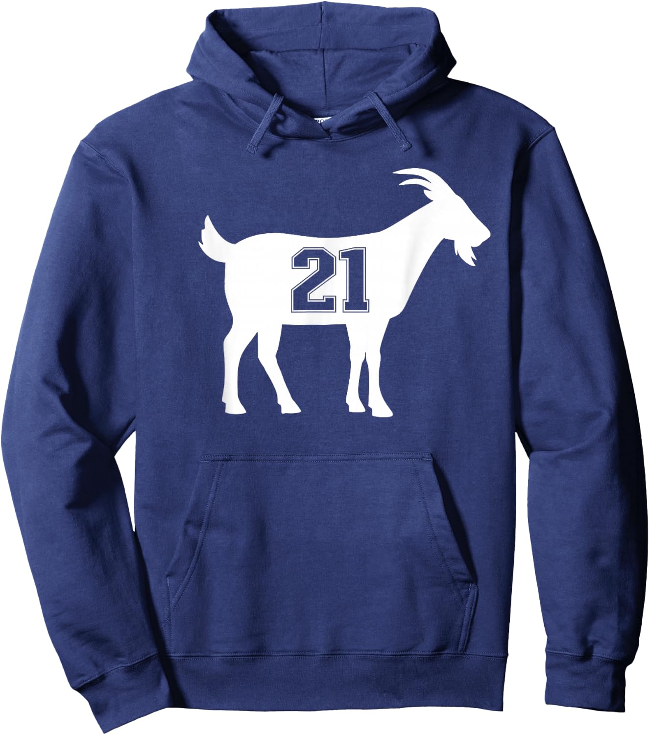 Goat 21 G.O.A.T. Number Twenty One Goat Hoodie - Hoodie | Navy