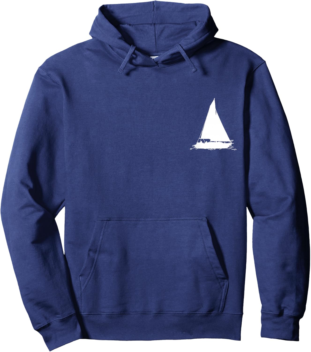 Sailing Vintage Sail Boat Sailor Hoodie - Hoodie | Navy