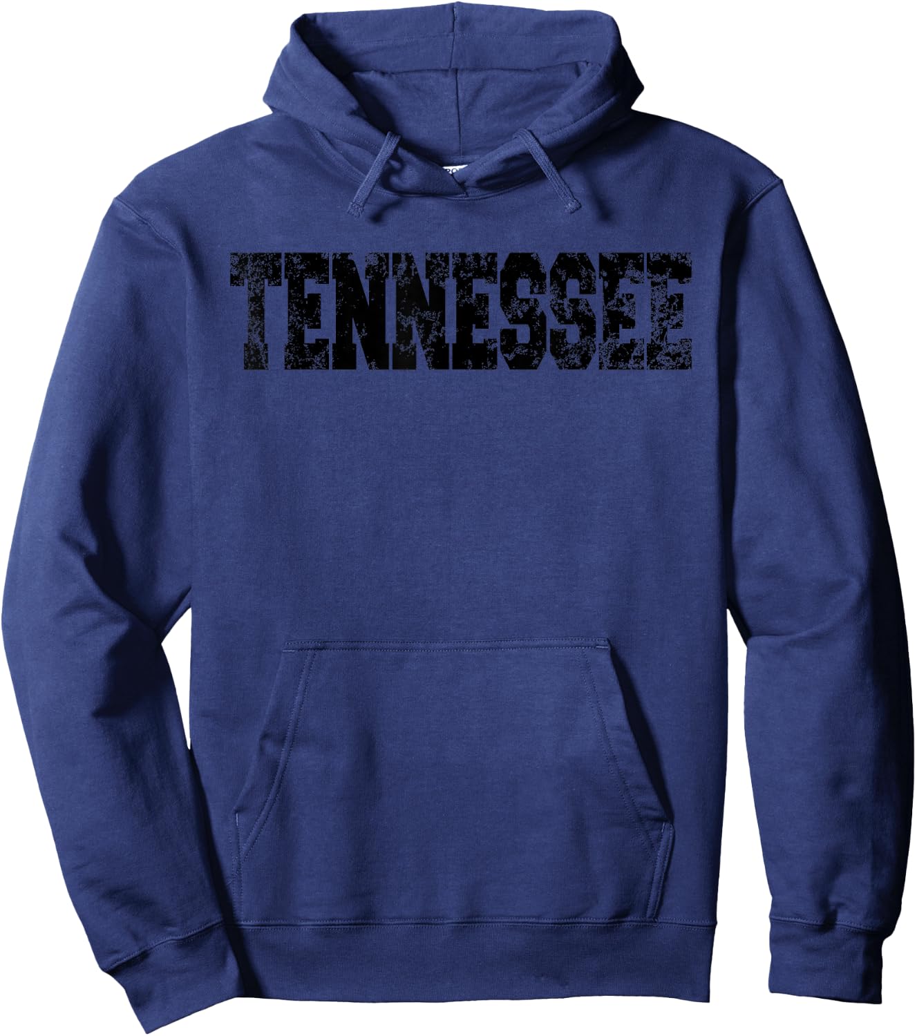 Vintage Tennessee Retro Text TN Apparel Hoodie - Hoodie | Navy