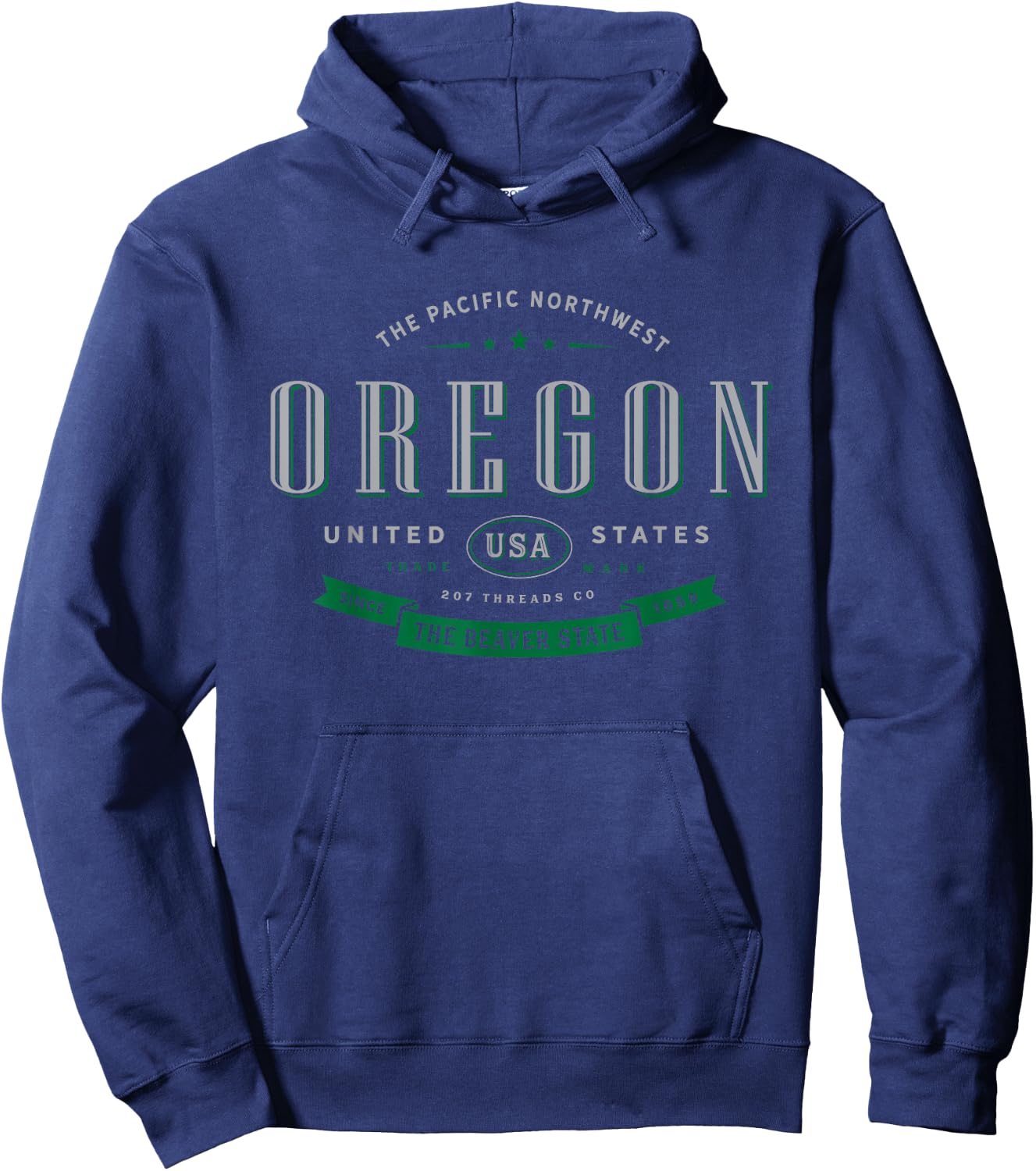 State of Oregon Hoodie - Hoodie | Navy