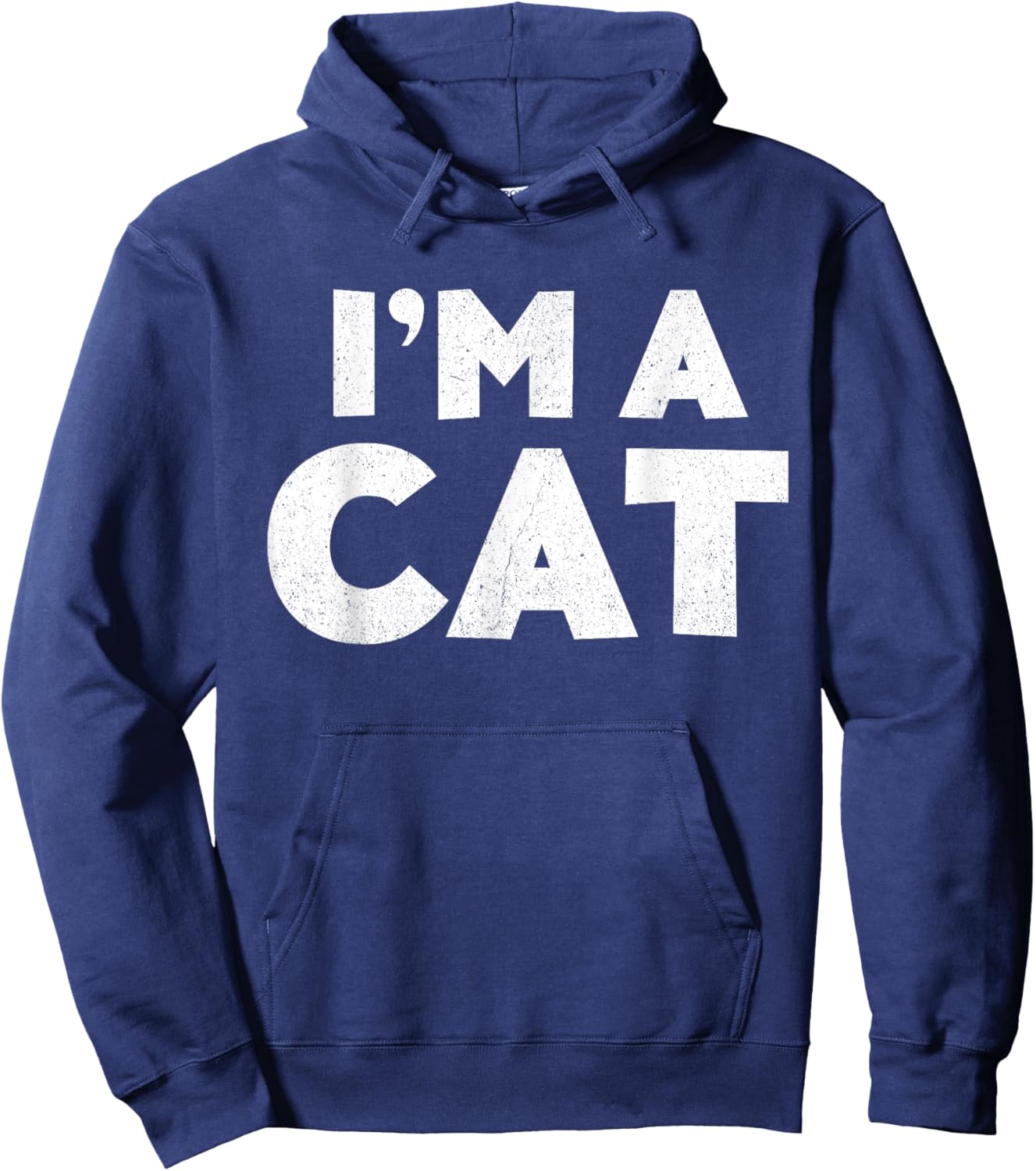 I'm A Cat Shirt Adult Kids Halloween Costume Hoodie - Hoodie | Navy
