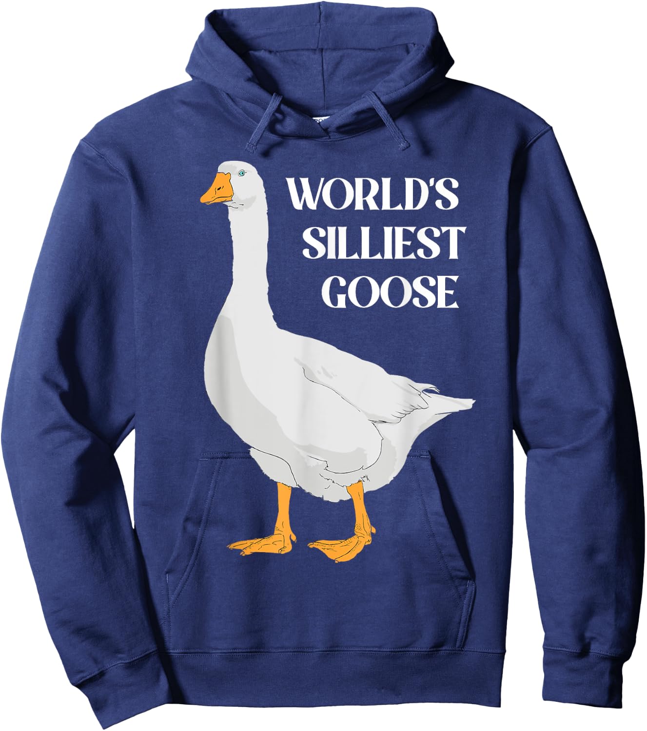 World's Silliest Goose Cute Kids Hoodie - Hoodie | Navy
