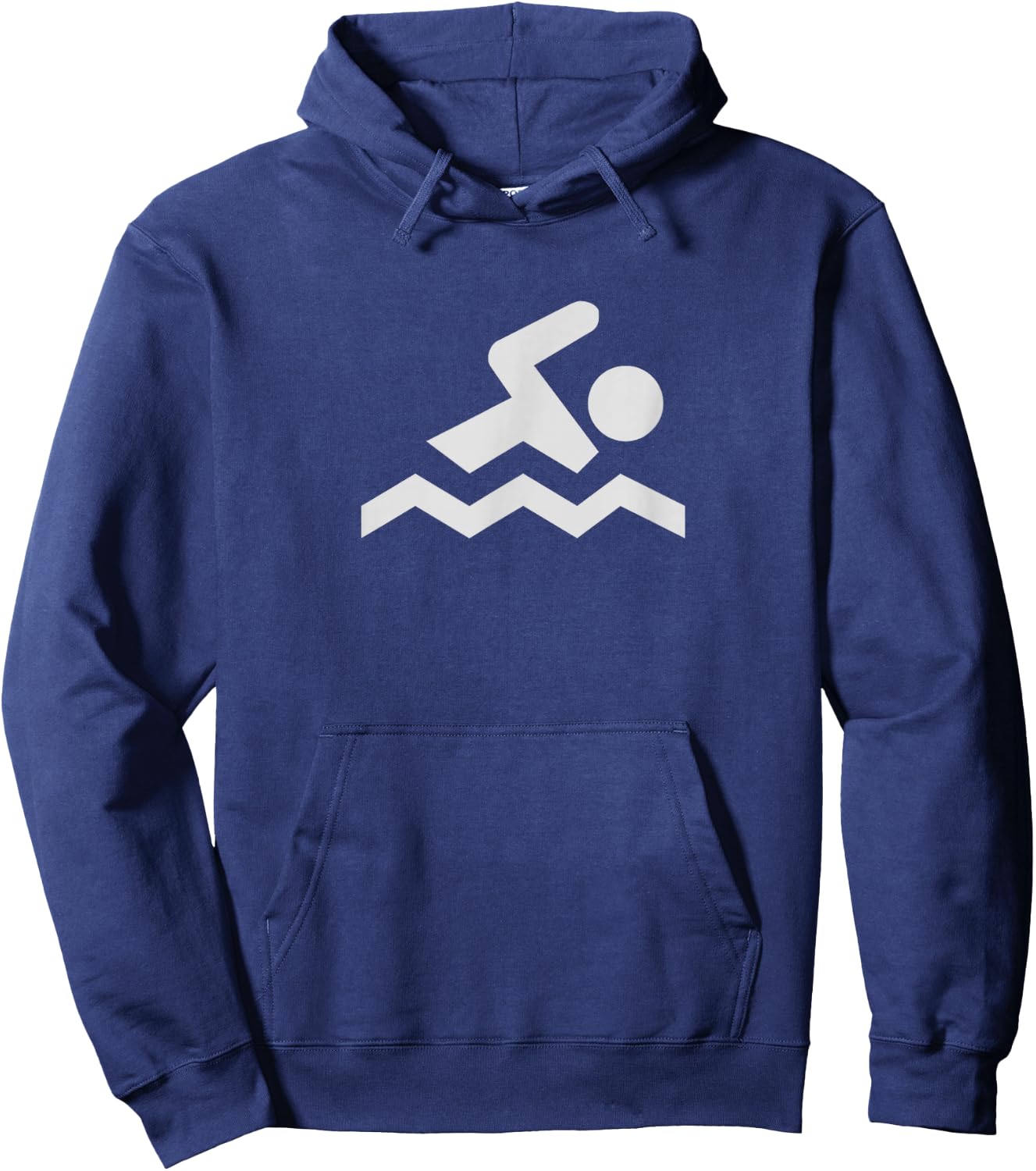 Swim Graphic-Fun Swimming Hoodie - Hoodie | Navy