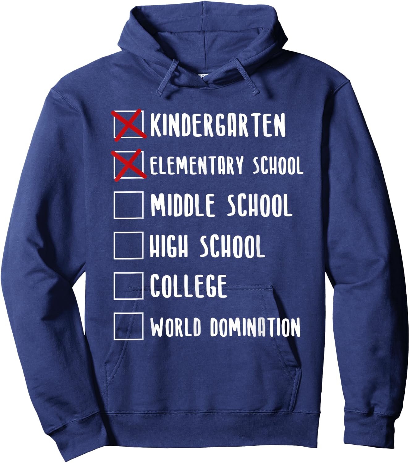 Middle School Graduation Hoodie - Hoodie | Navy