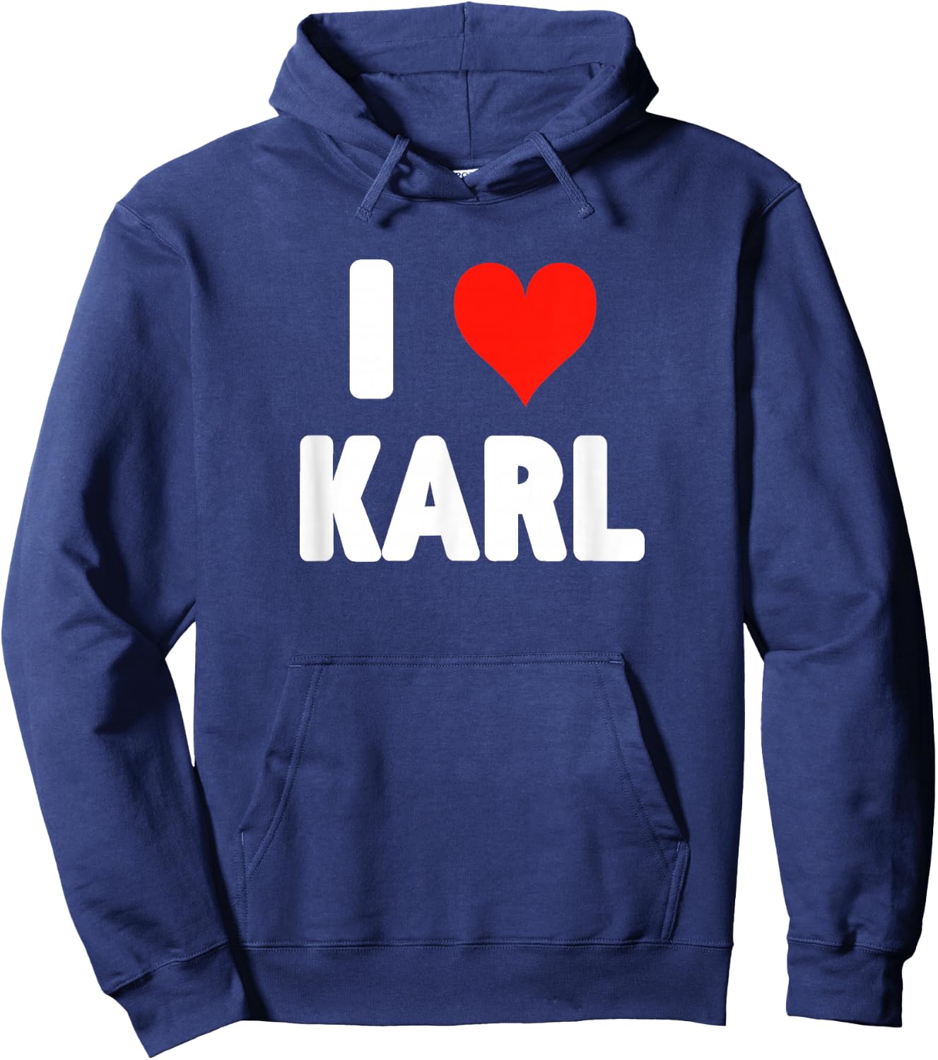 I Love Karl - Herz Hoodie - Hoodie | Navy