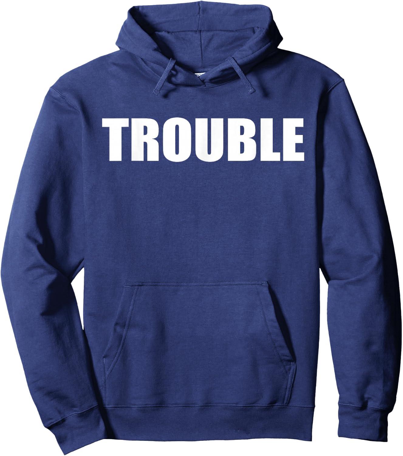 Trouble Simple Hoodie - Hoodie | Navy