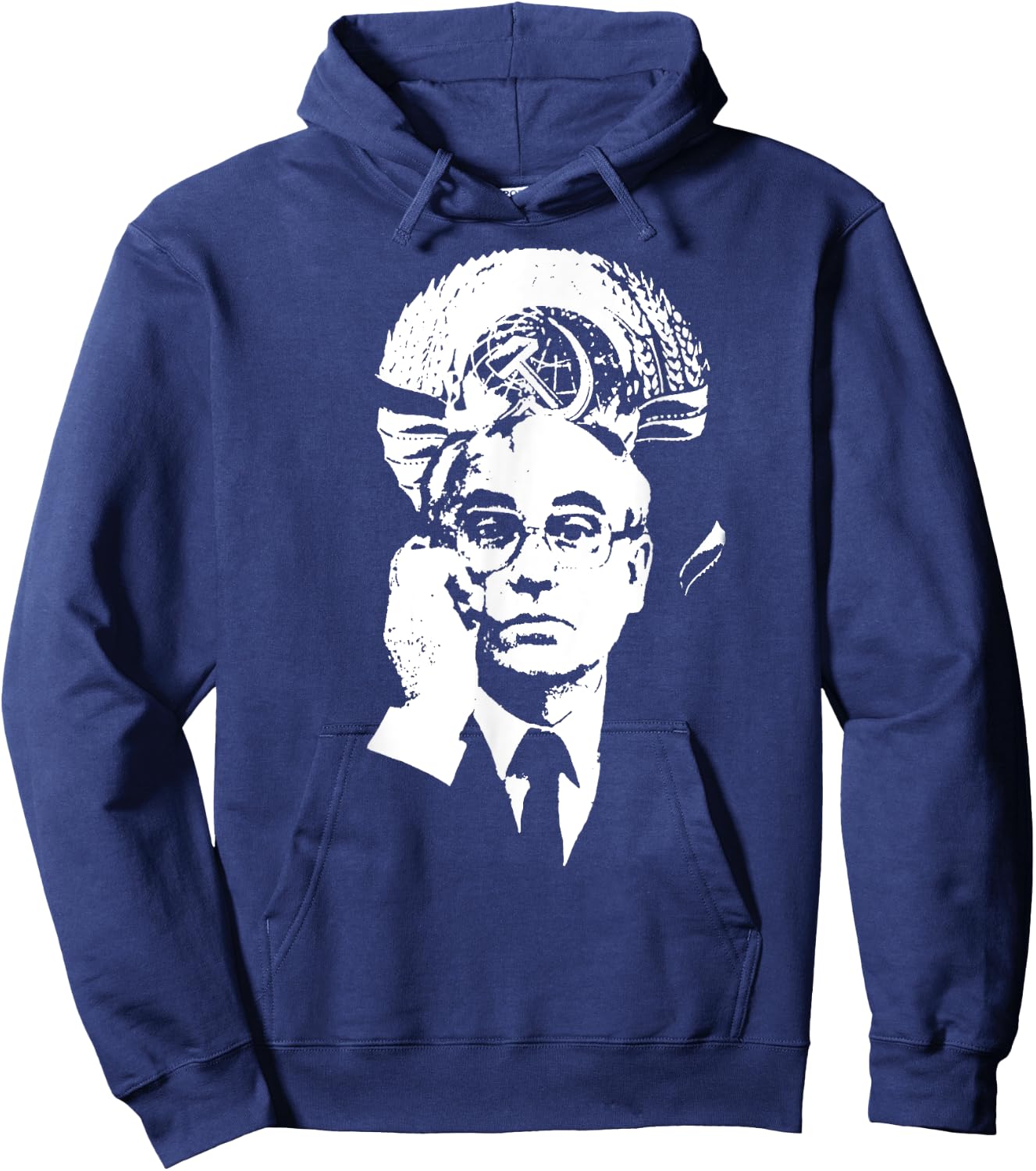 Gorbachev SOVI8 Vintage Propaganda. Hoodie - Hoodie | Navy